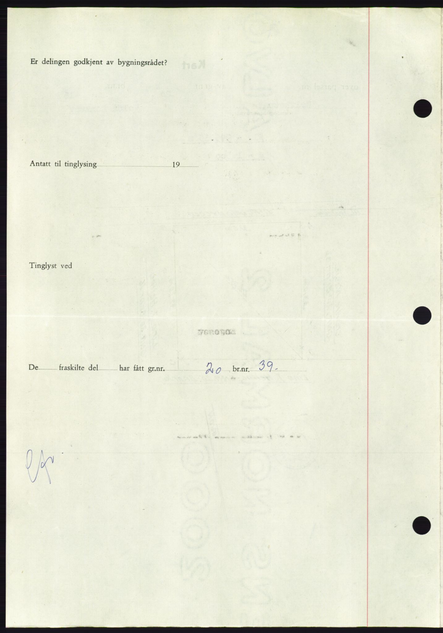 Søre Sunnmøre sorenskriveri, AV/SAT-A-4122/1/2/2C/L0092: Mortgage book no. 18A, 1952-1952, Diary no: : 1512/1952