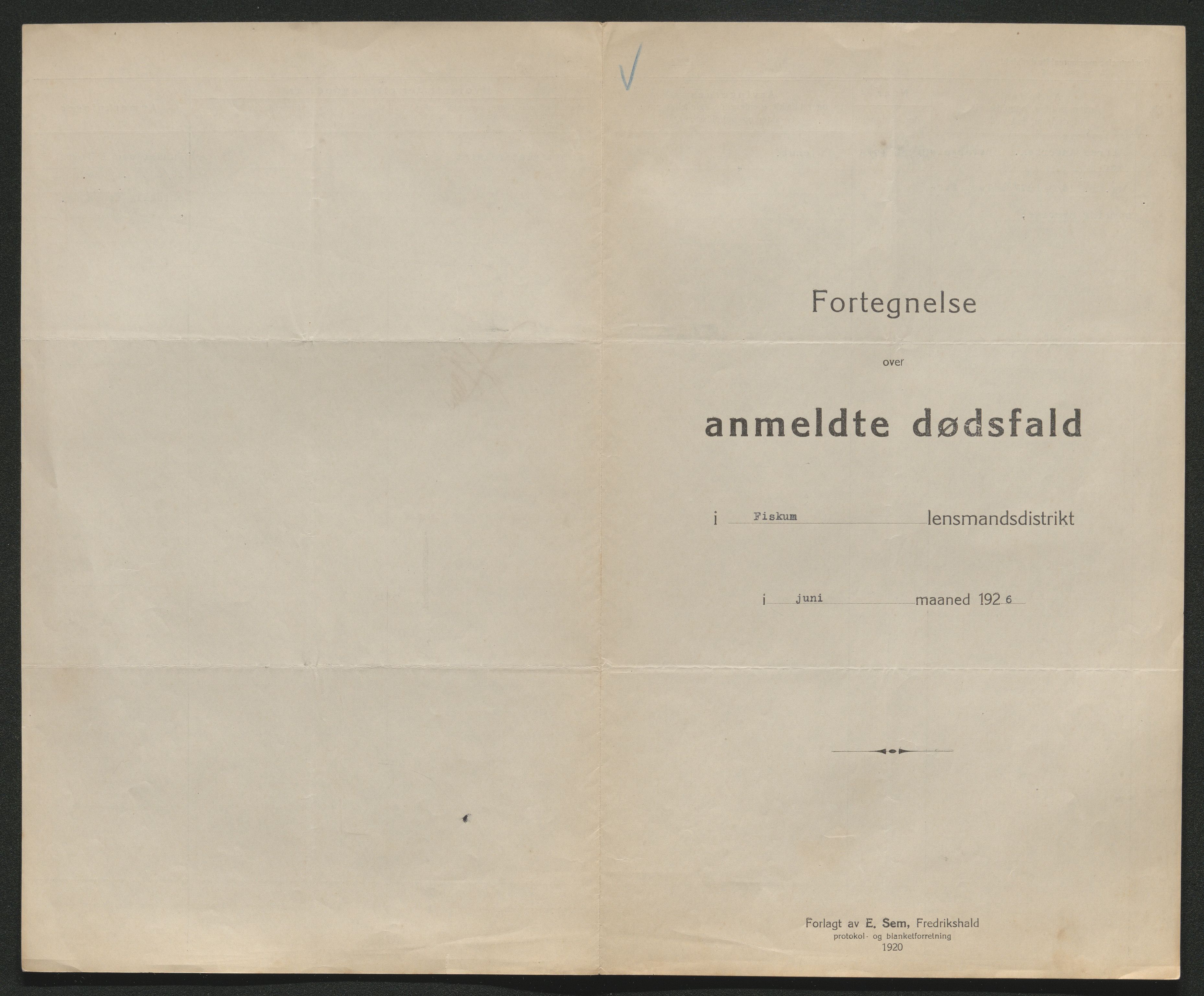 Eiker, Modum og Sigdal sorenskriveri, AV/SAKO-A-123/H/Ha/Hab/L0044: Dødsfallsmeldinger, 1926-1927, p. 272