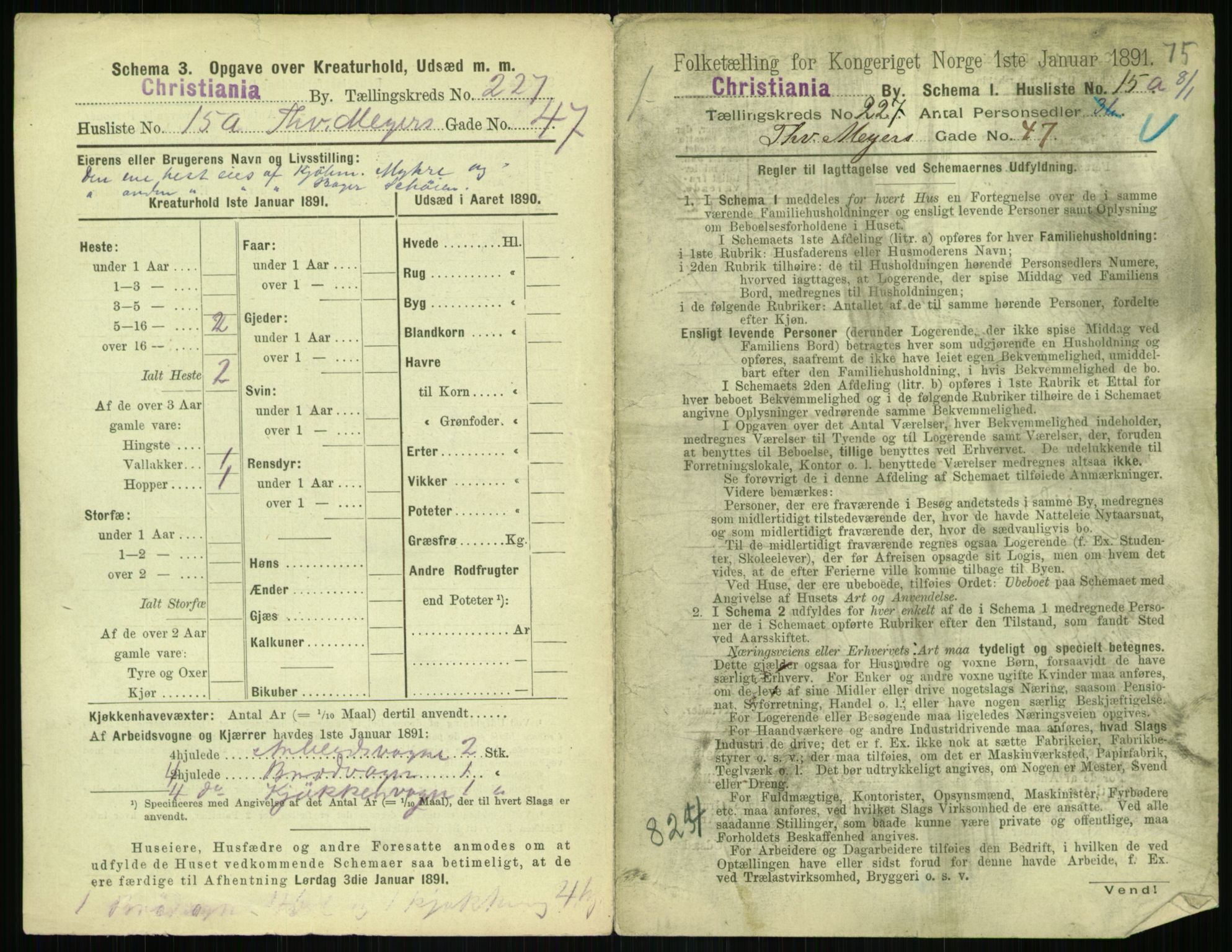 RA, 1891 census for 0301 Kristiania, 1891, p. 138505