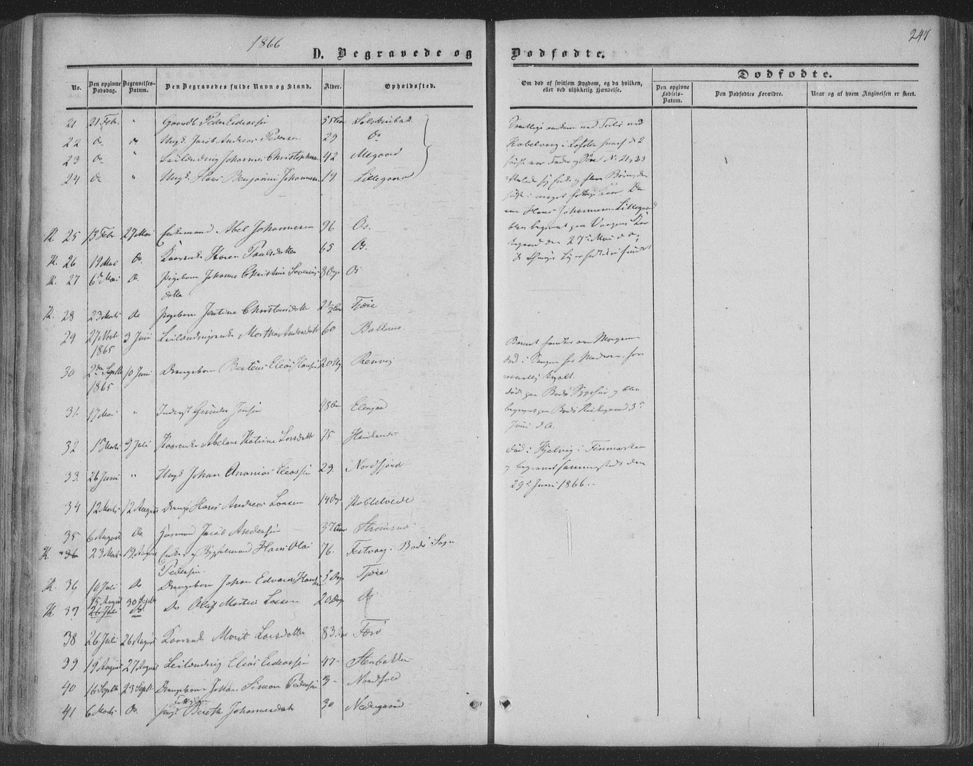 Ministerialprotokoller, klokkerbøker og fødselsregistre - Nordland, AV/SAT-A-1459/853/L0770: Parish register (official) no. 853A09, 1857-1870, p. 247