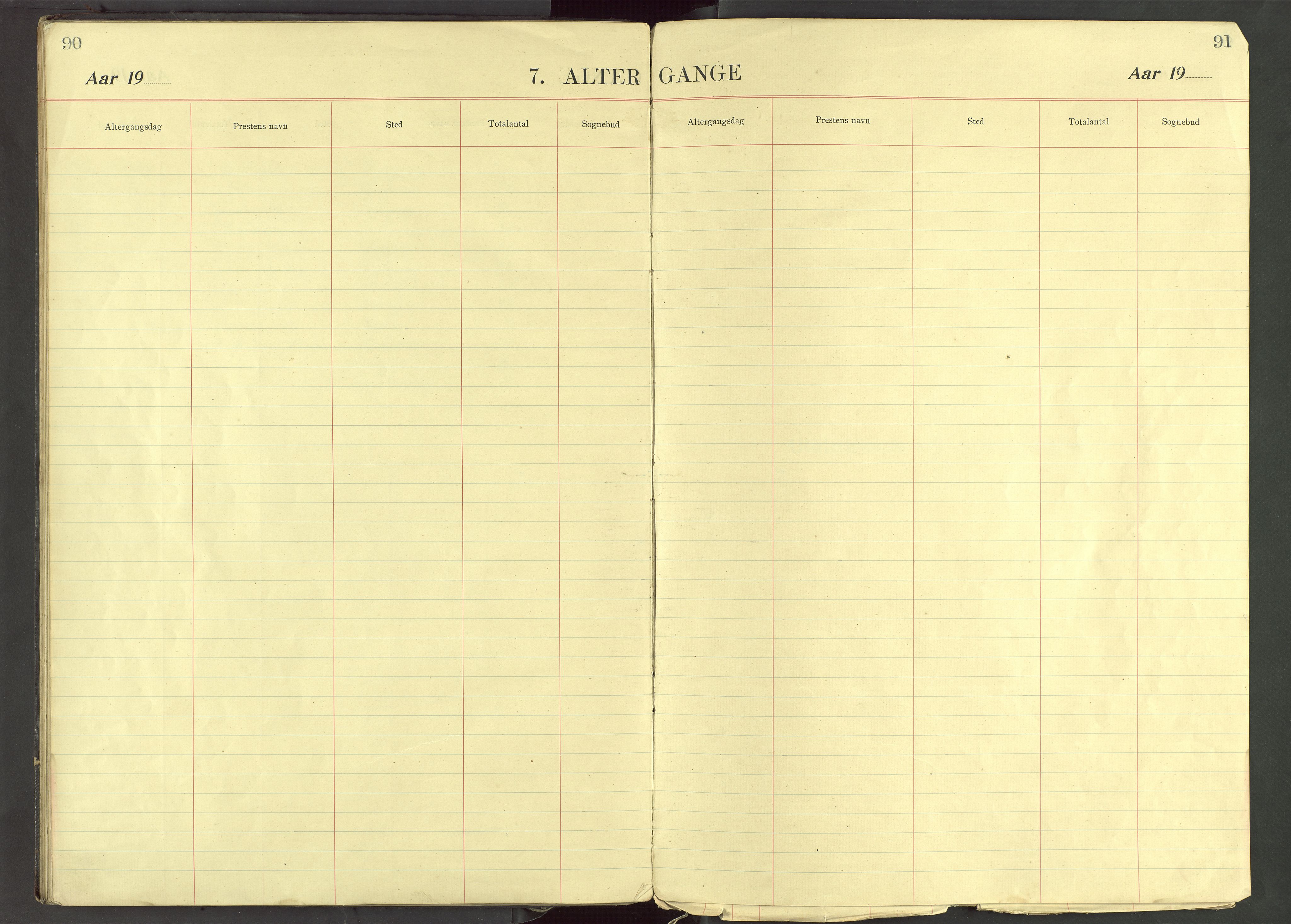 Det Norske Misjonsselskap - utland - Kina (Hunan), VID/MA-A-1065/Dm/L0088: Parish register (official) no. 126, 1909-1948, p. 90-91