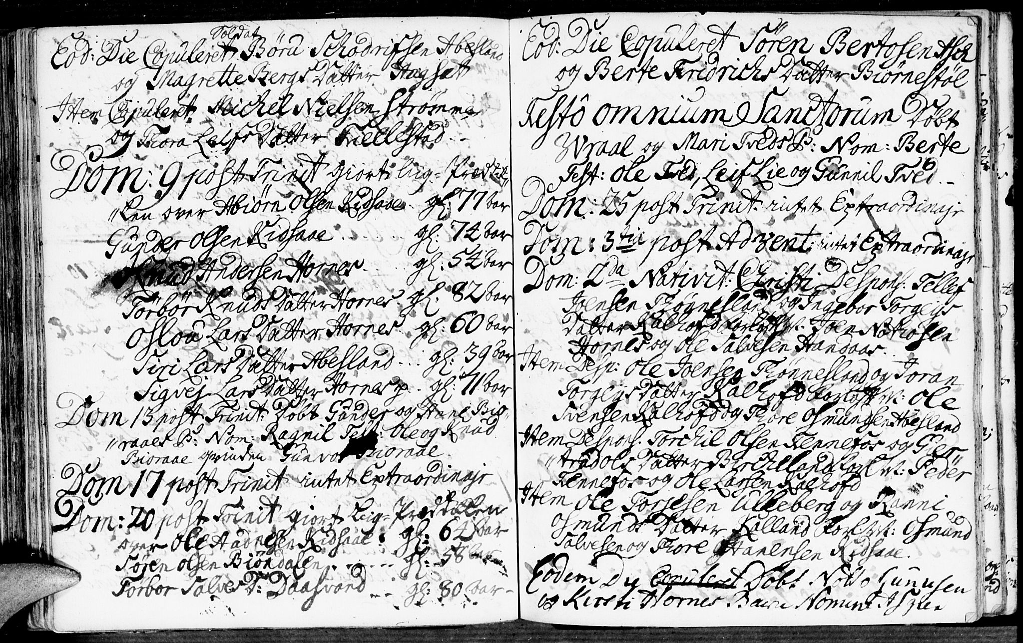 Evje sokneprestkontor, AV/SAK-1111-0008/F/Fa/Fab/L0001: Parish register (official) no. A 1, 1704-1764, p. 216-217