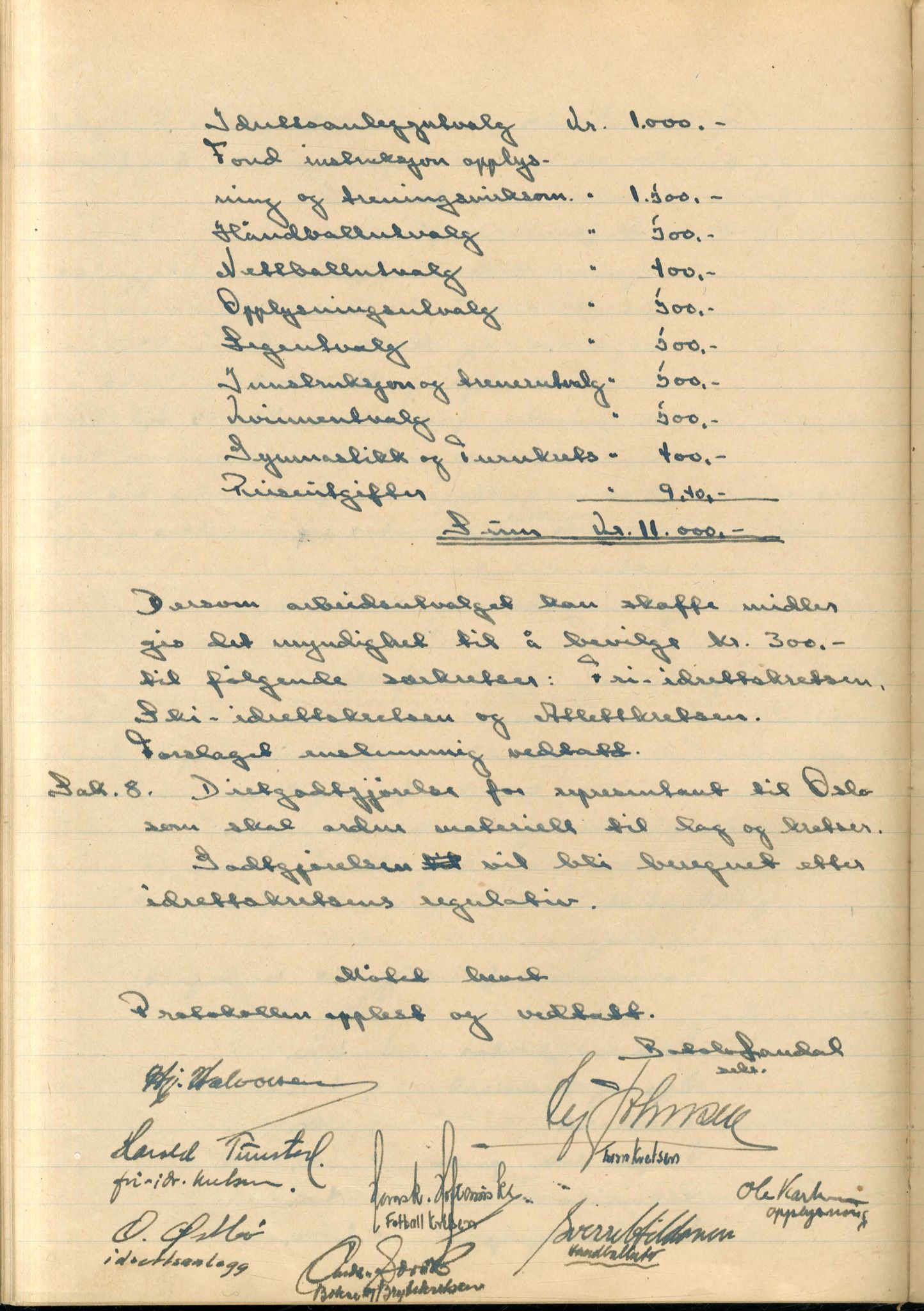 Aust-Finnmark Idrettskrets , FMFB/A-1041/A/L0001: Møteprotokoll for interimstyre, 1945-1951, p. 103