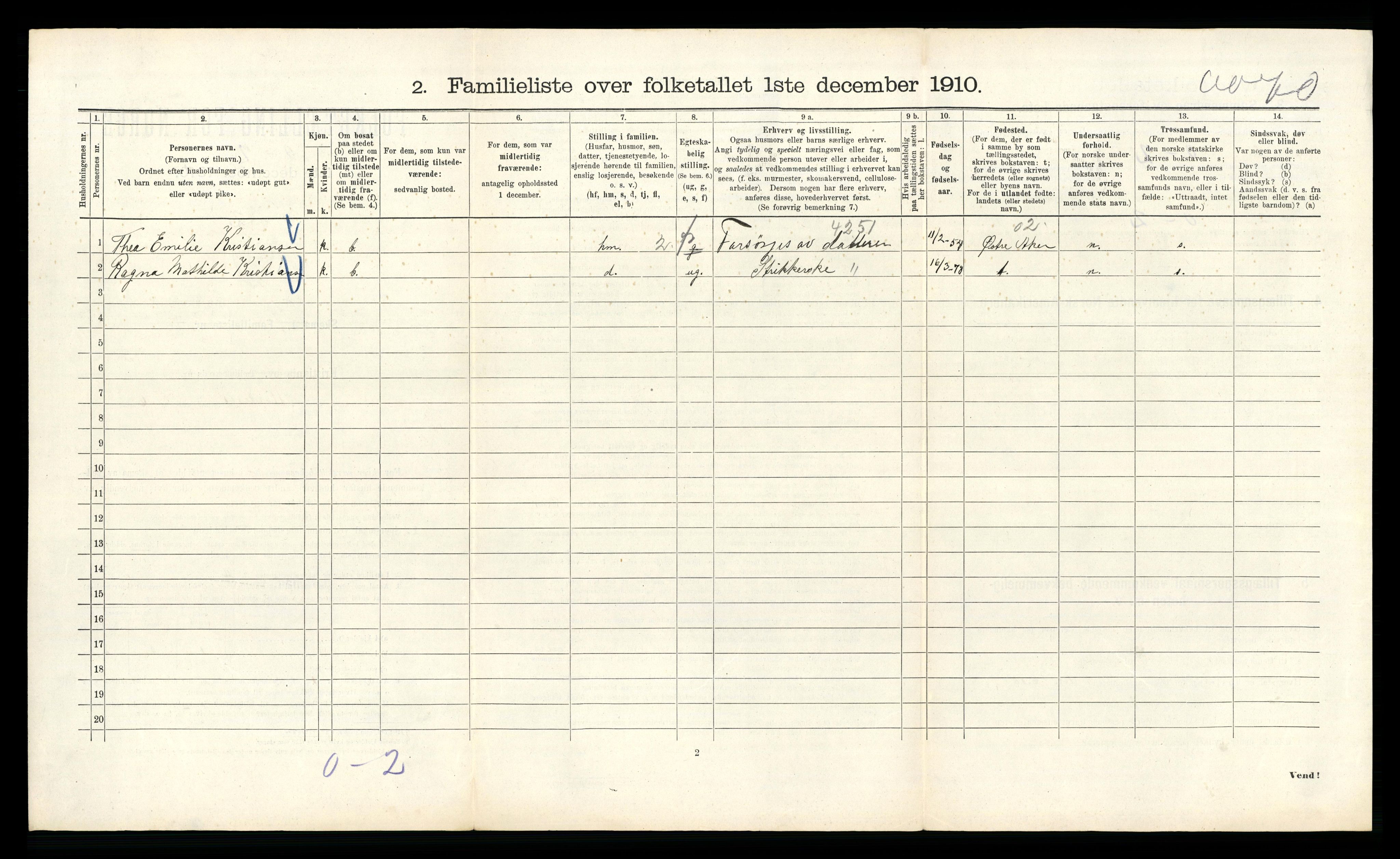 RA, 1910 census for Kristiania, 1910, p. 40552