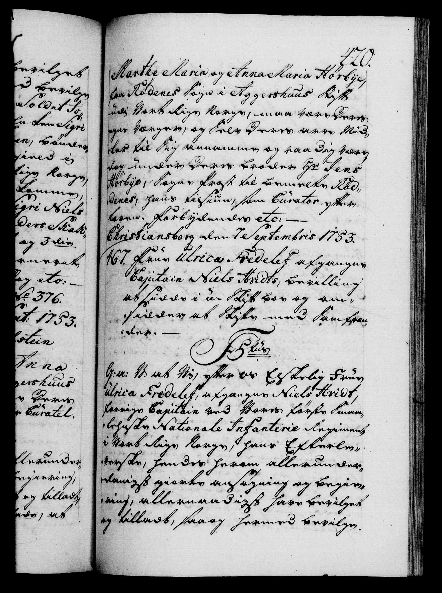 Danske Kanselli 1572-1799, AV/RA-EA-3023/F/Fc/Fca/Fcaa/L0038: Norske registre, 1753-1754, p. 420a