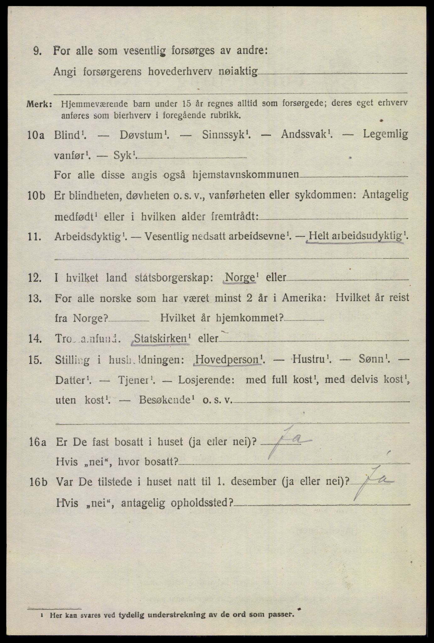 SAKO, 1920 census for Ål, 1920, p. 3319