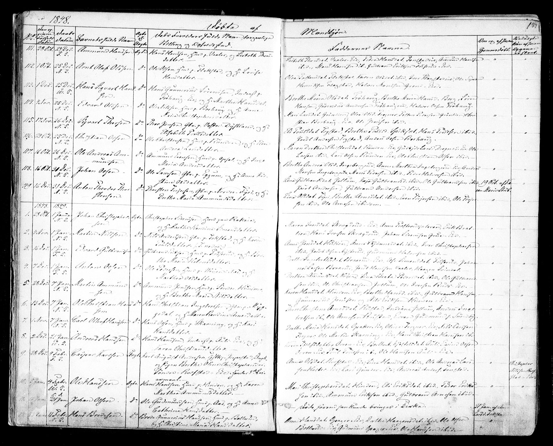 Nes prestekontor Kirkebøker, SAO/A-10410/F/Fa/L0007: Parish register (official) no. I 7, 1846-1858, p. 18