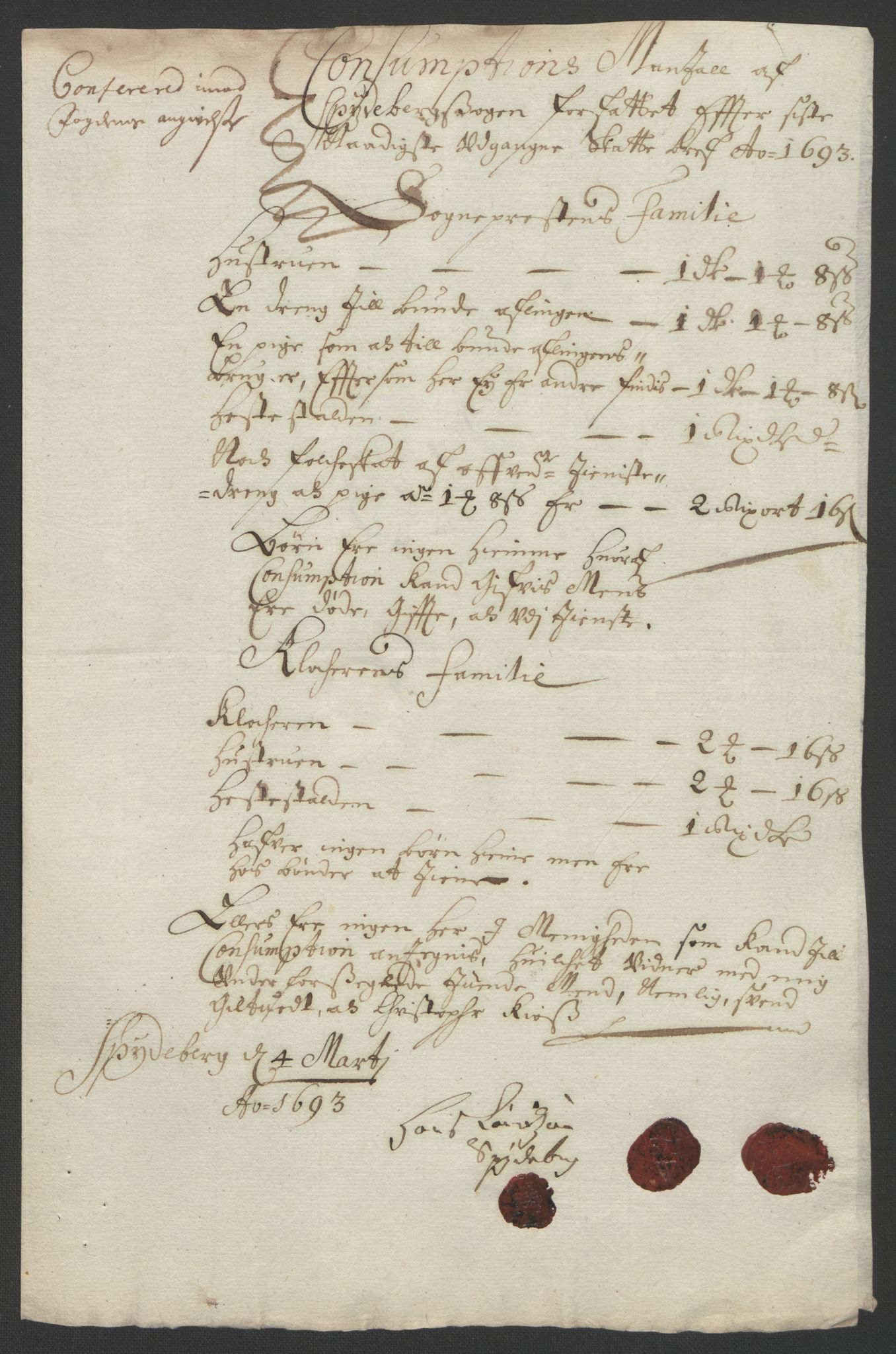 Rentekammeret inntil 1814, Reviderte regnskaper, Fogderegnskap, AV/RA-EA-4092/R05/L0278: Fogderegnskap Rakkestad, 1691-1693, p. 488