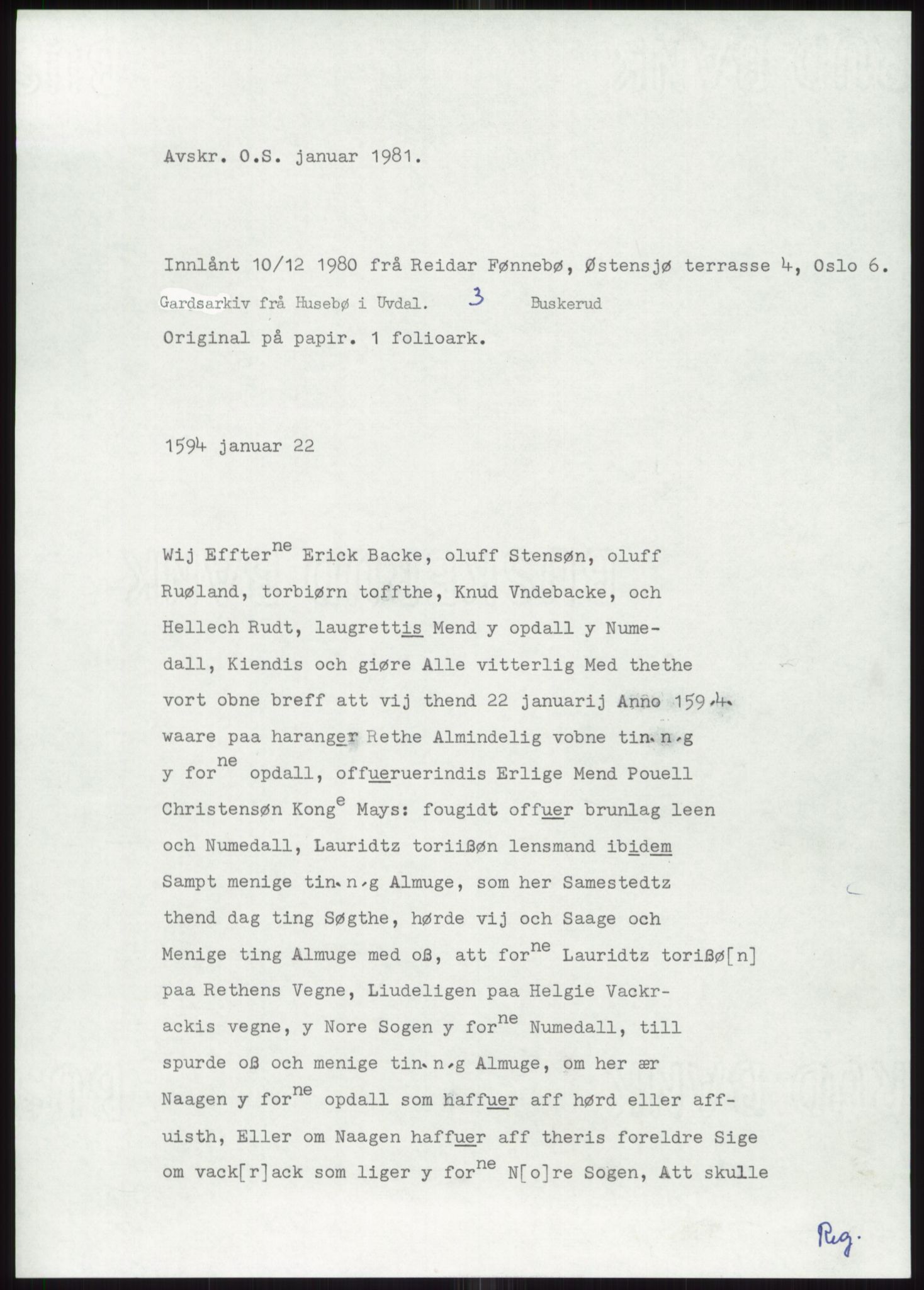 Samlinger til kildeutgivelse, Diplomavskriftsamlingen, AV/RA-EA-4053/H/Ha, p. 1776