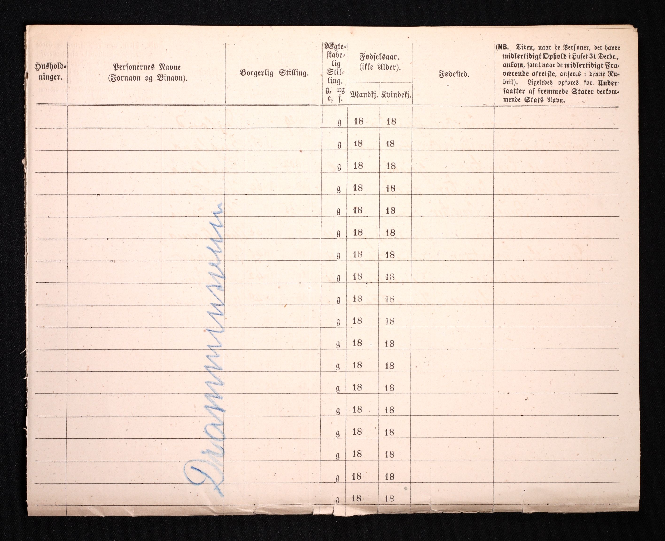 RA, 1870 census for 0301 Kristiania, 1870, p. 653