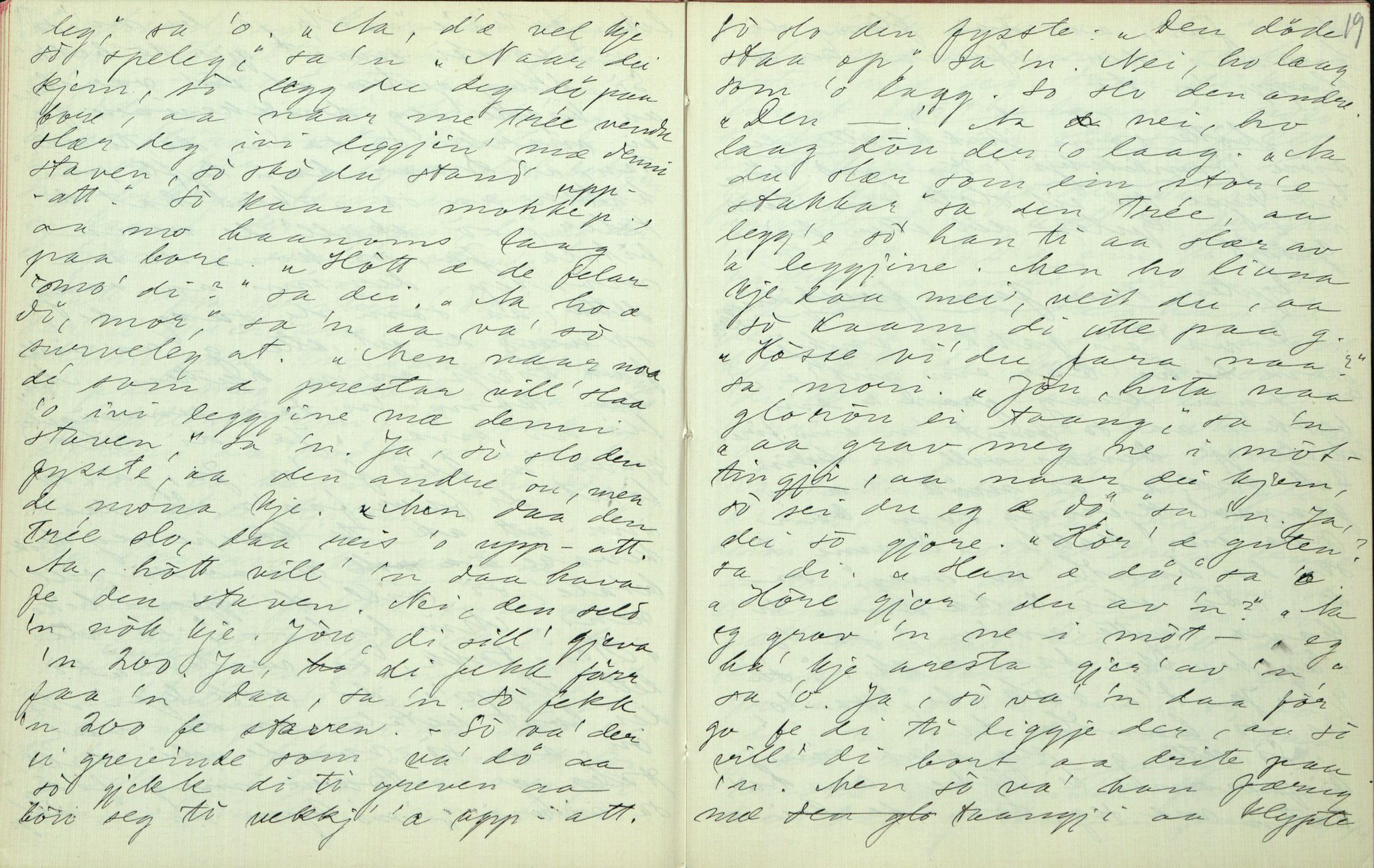 Rikard Berge, TEMU/TGM-A-1003/F/L0006/0022: 201-250 / 222 Frå Lårdal. Ymse oppskrifter nedskrivne av Rikard Berge, 1911, p. 18-19