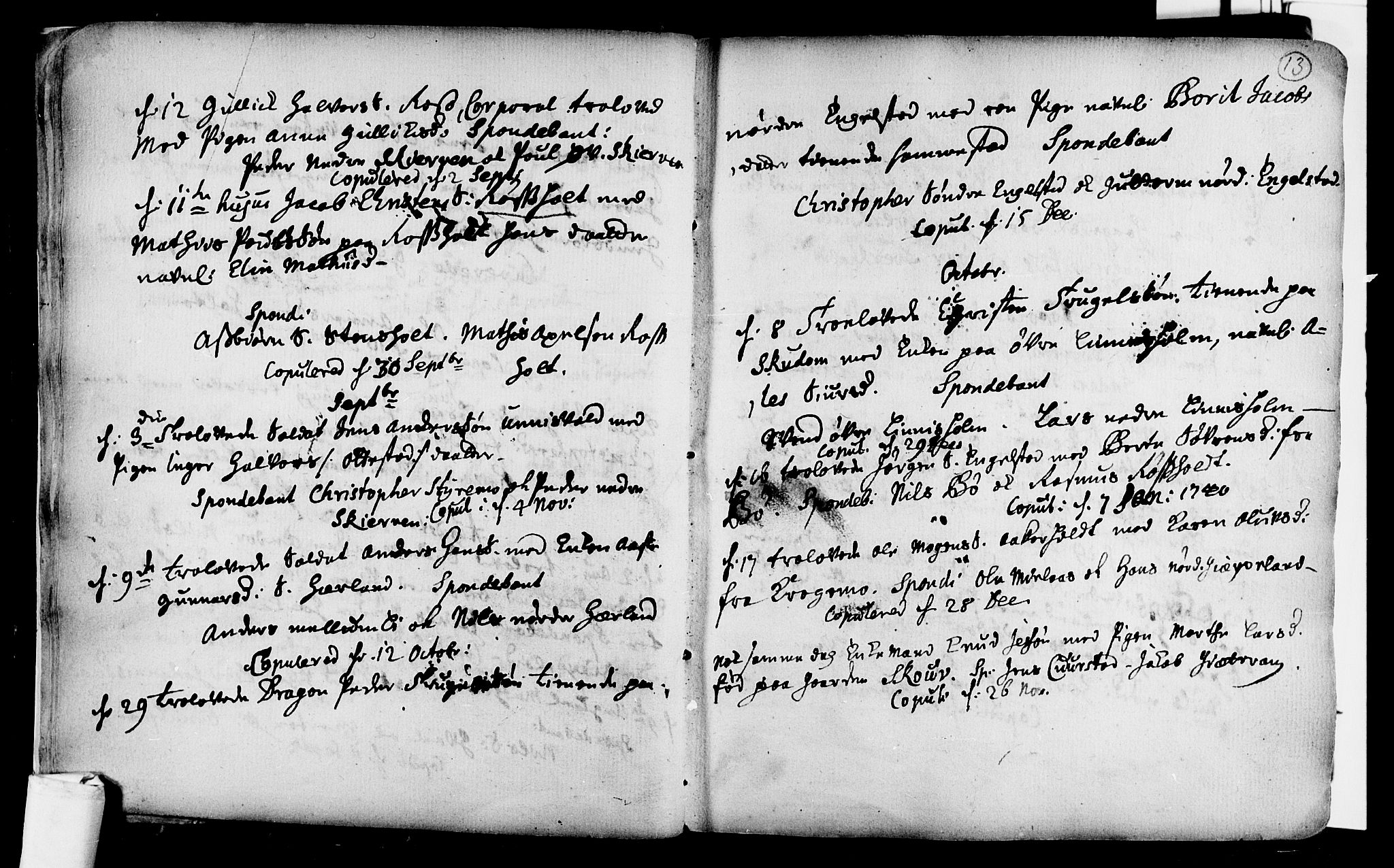 Lardal kirkebøker, SAKO/A-350/F/Fa/L0004: Parish register (official) no. i 4, 1733-1815, p. 13