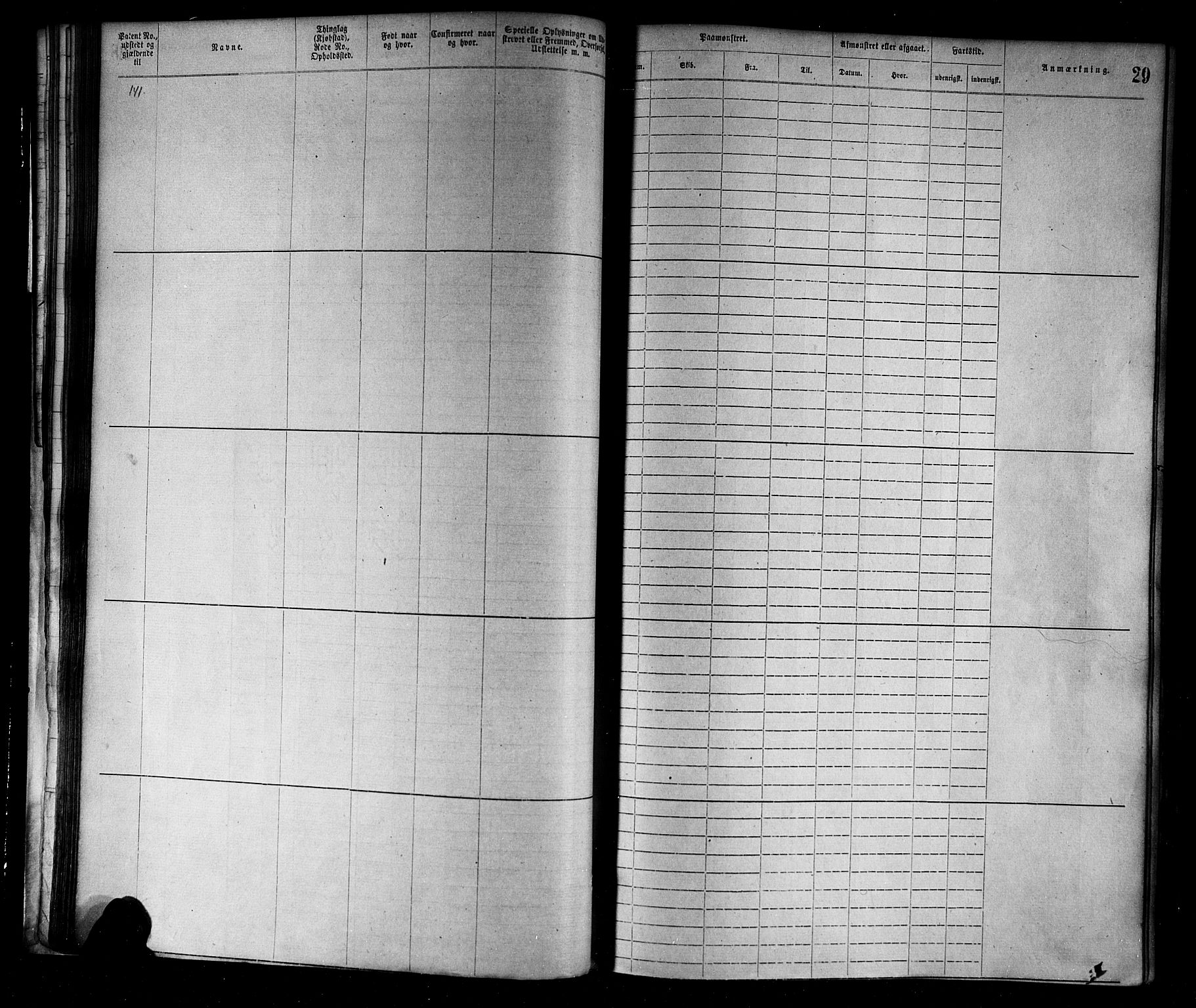 Flekkefjord mønstringskrets, AV/SAK-2031-0018/F/Fa/L0002: Annotasjonsrulle nr 1-1920 med register, N-2, 1870-1891, p. 49