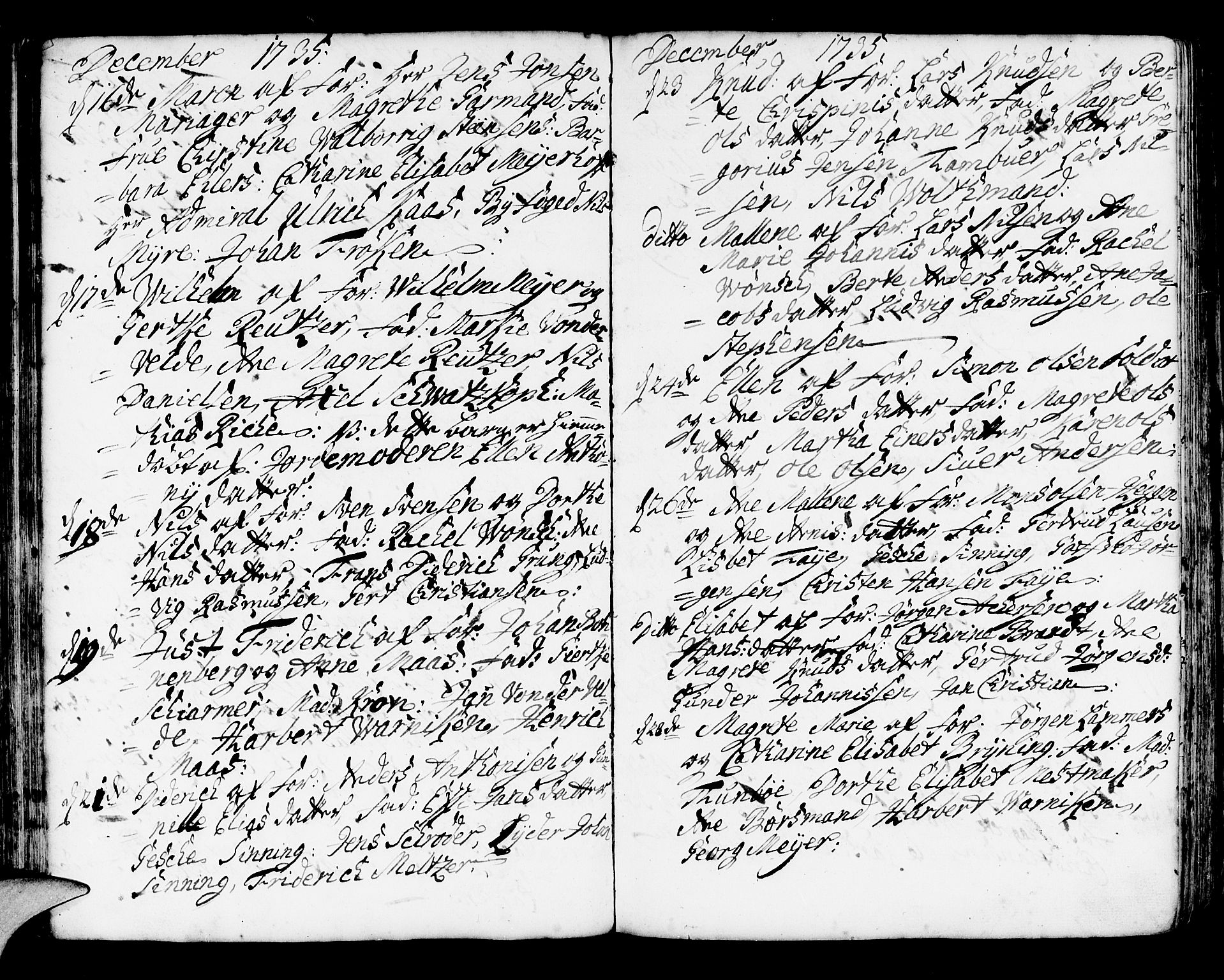 Korskirken sokneprestembete, SAB/A-76101/H/Haa/L0004: Parish register (official) no. A 4, 1720-1750, p. 161