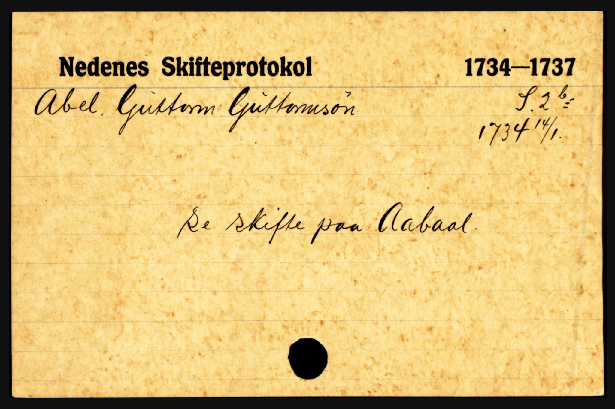 Nedenes sorenskriveri før 1824, AV/SAK-1221-0007/H, p. 13