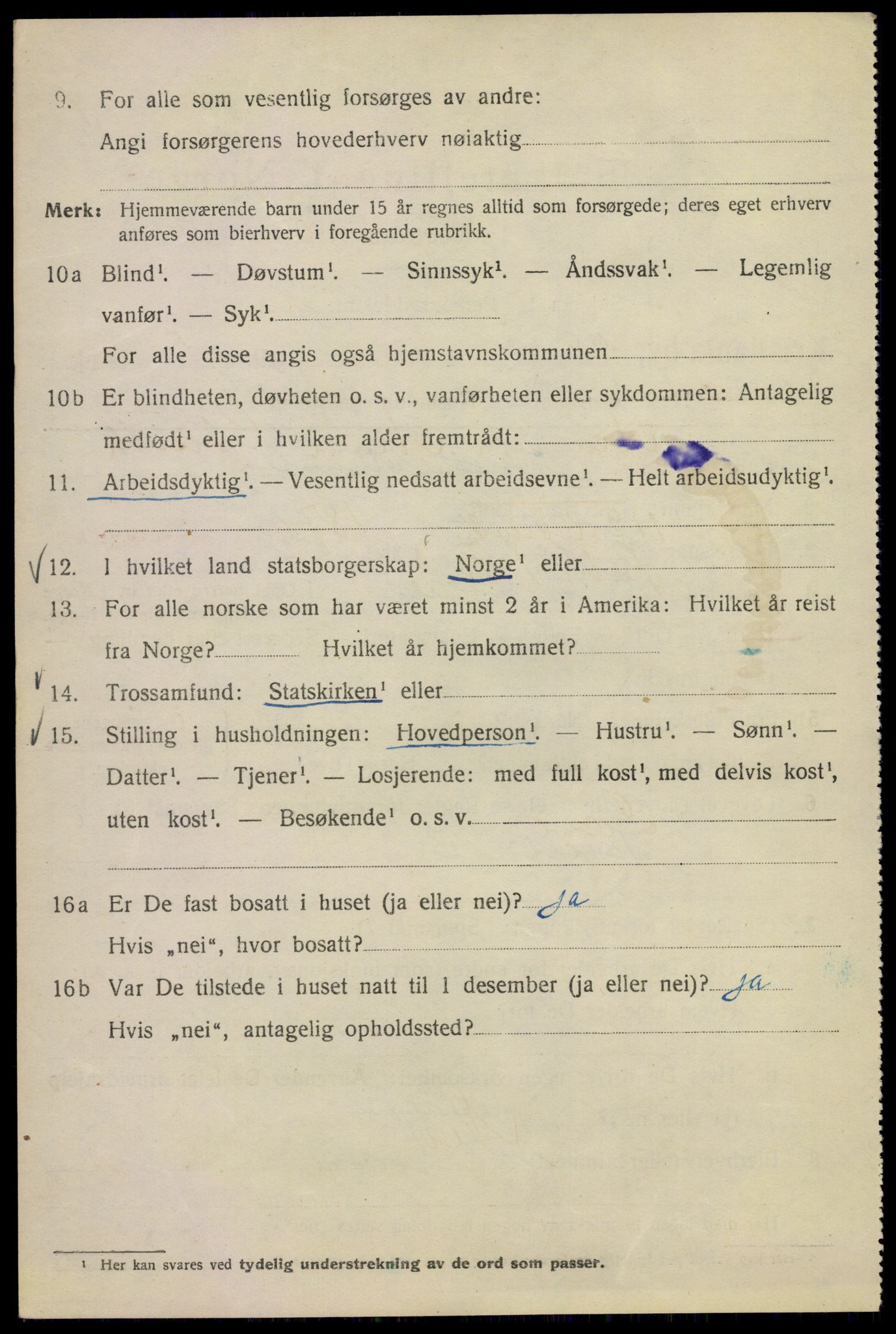 SAO, 1920 census for Kristiania, 1920, p. 618090