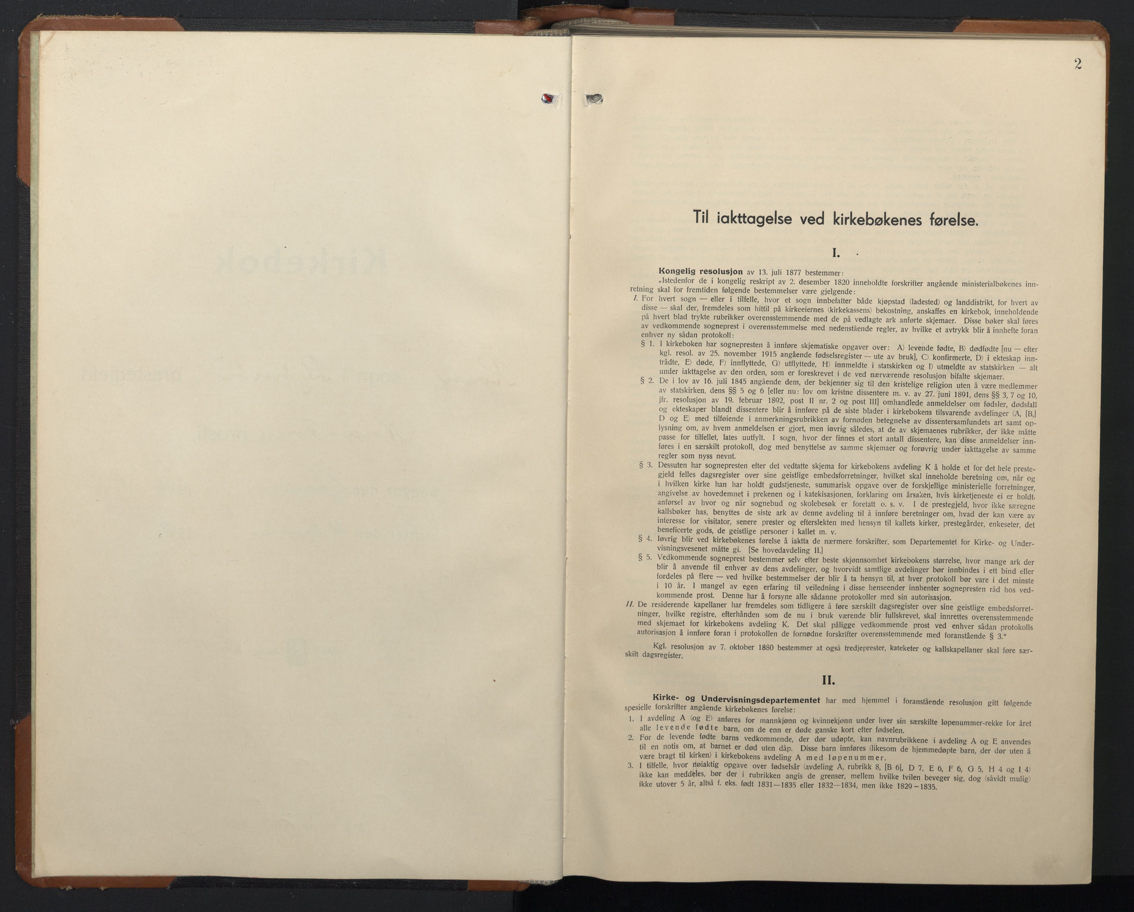 Ministerialprotokoller, klokkerbøker og fødselsregistre - Sør-Trøndelag, SAT/A-1456/657/L0718: Parish register (copy) no. 657C05, 1923-1948, p. 2