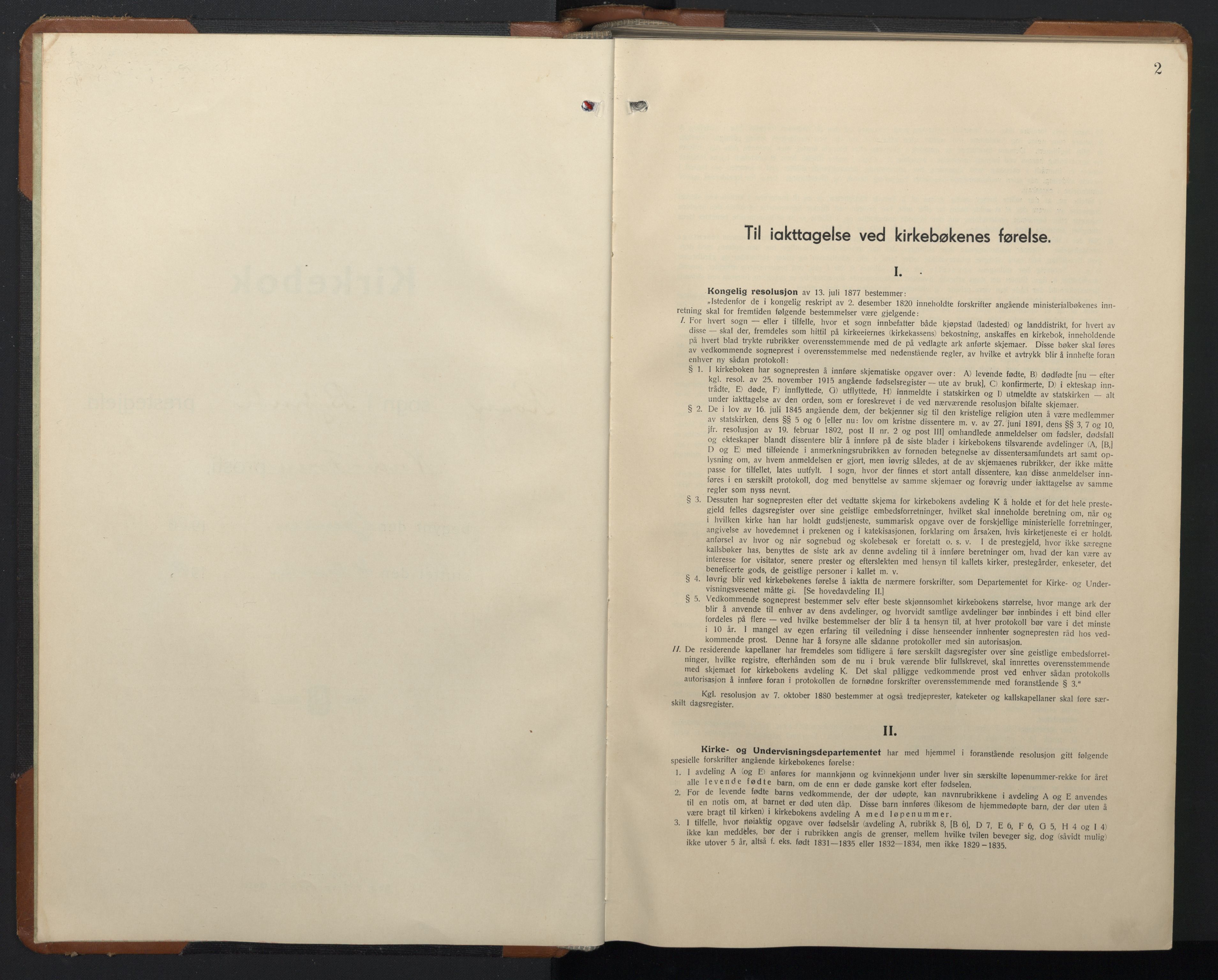 Ministerialprotokoller, klokkerbøker og fødselsregistre - Sør-Trøndelag, AV/SAT-A-1456/657/L0718: Parish register (copy) no. 657C05, 1923-1948, p. 2