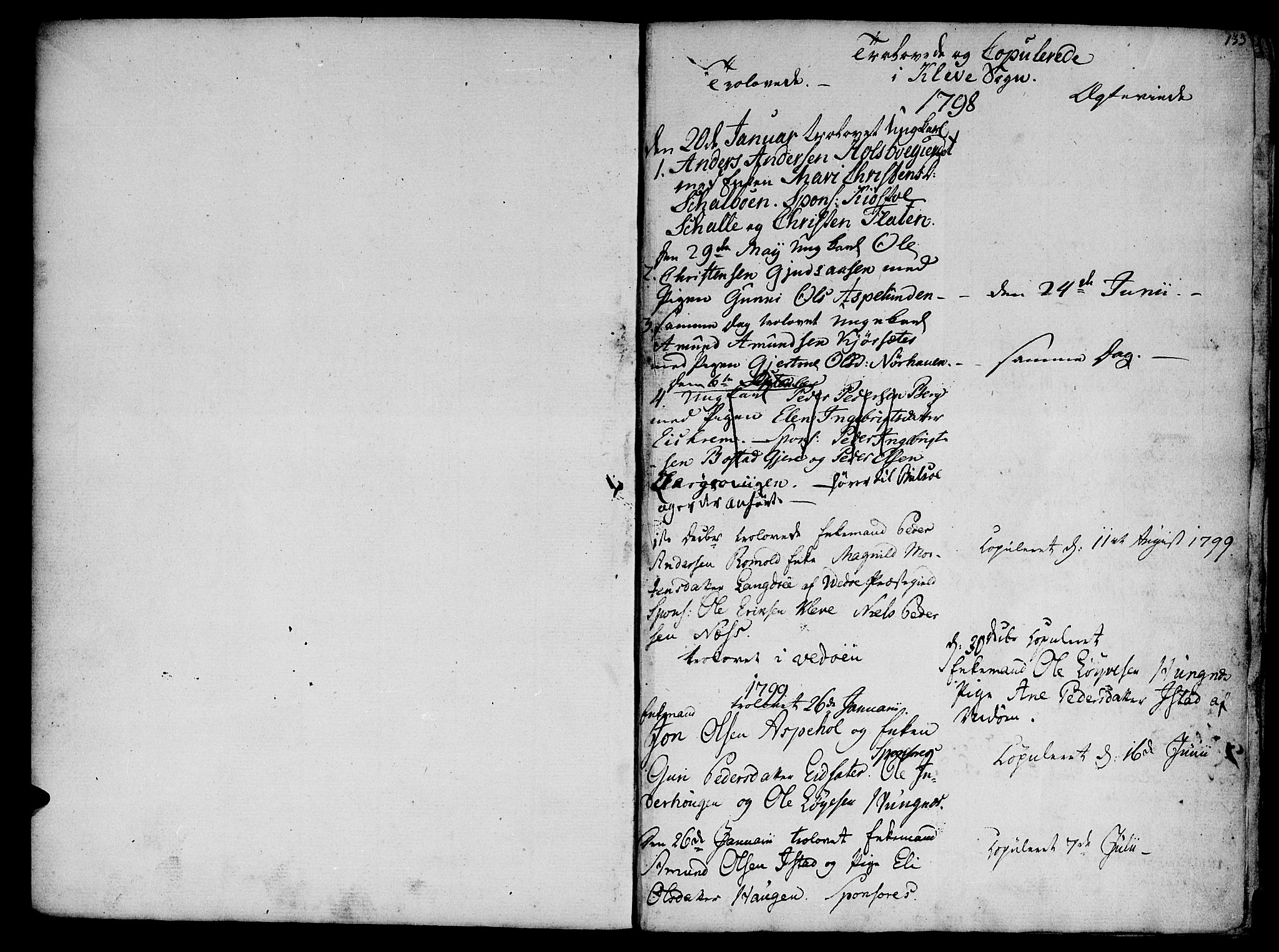 Ministerialprotokoller, klokkerbøker og fødselsregistre - Møre og Romsdal, SAT/A-1454/555/L0650: Parish register (official) no. 555A02 /2, 1798-1821, p. 133