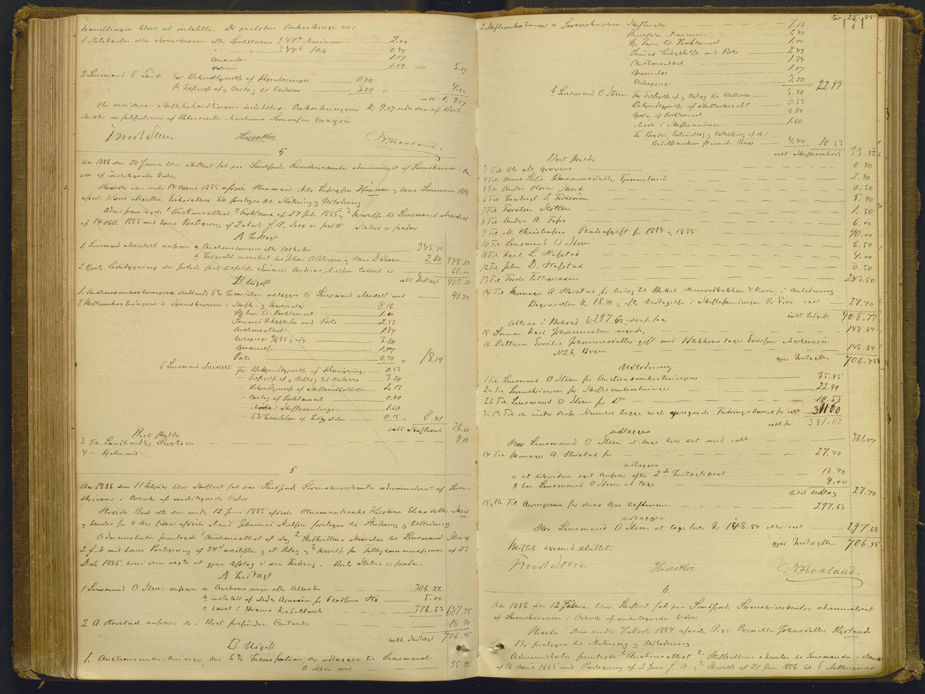 Sunnfjord tingrett, AV/SAB-A-3201/1/H/Hd/L0006: Skifteutlodningsprotokoll, 1881-1889, p. 170b-171a