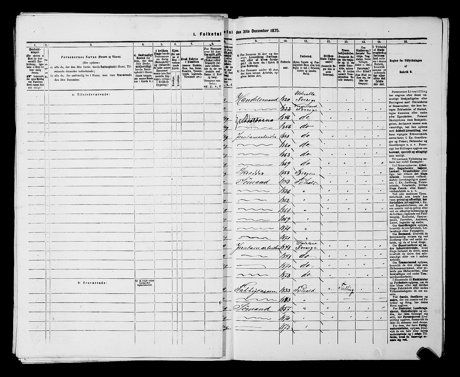 RA, 1875 census for 0101P Fredrikshald, 1875, p. 1271