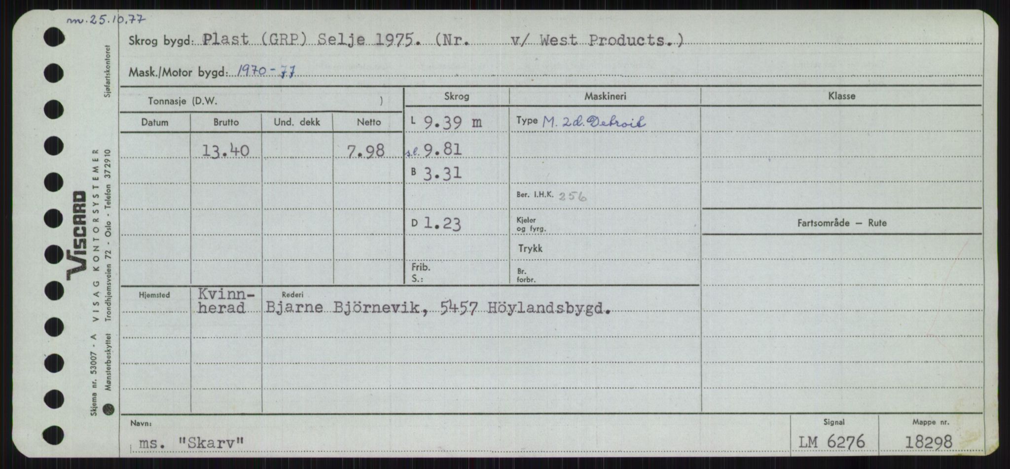 Sjøfartsdirektoratet med forløpere, Skipsmålingen, AV/RA-S-1627/H/Ha/L0005/0001: Fartøy, S-Sven / Fartøy, S-Skji, p. 671