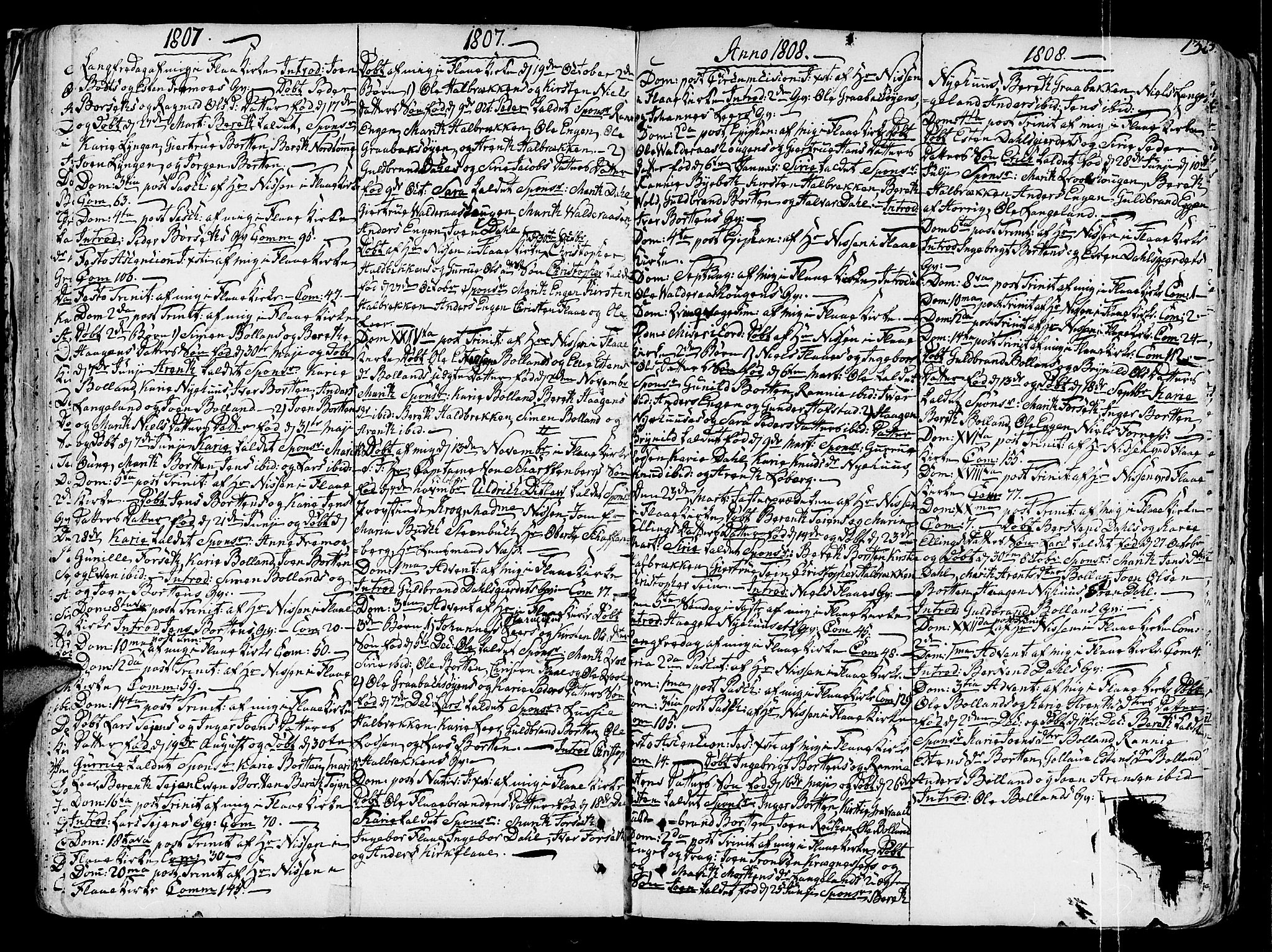 Ministerialprotokoller, klokkerbøker og fødselsregistre - Sør-Trøndelag, SAT/A-1456/691/L1062: Parish register (official) no. 691A02 /2, 1768-1815, p. 132