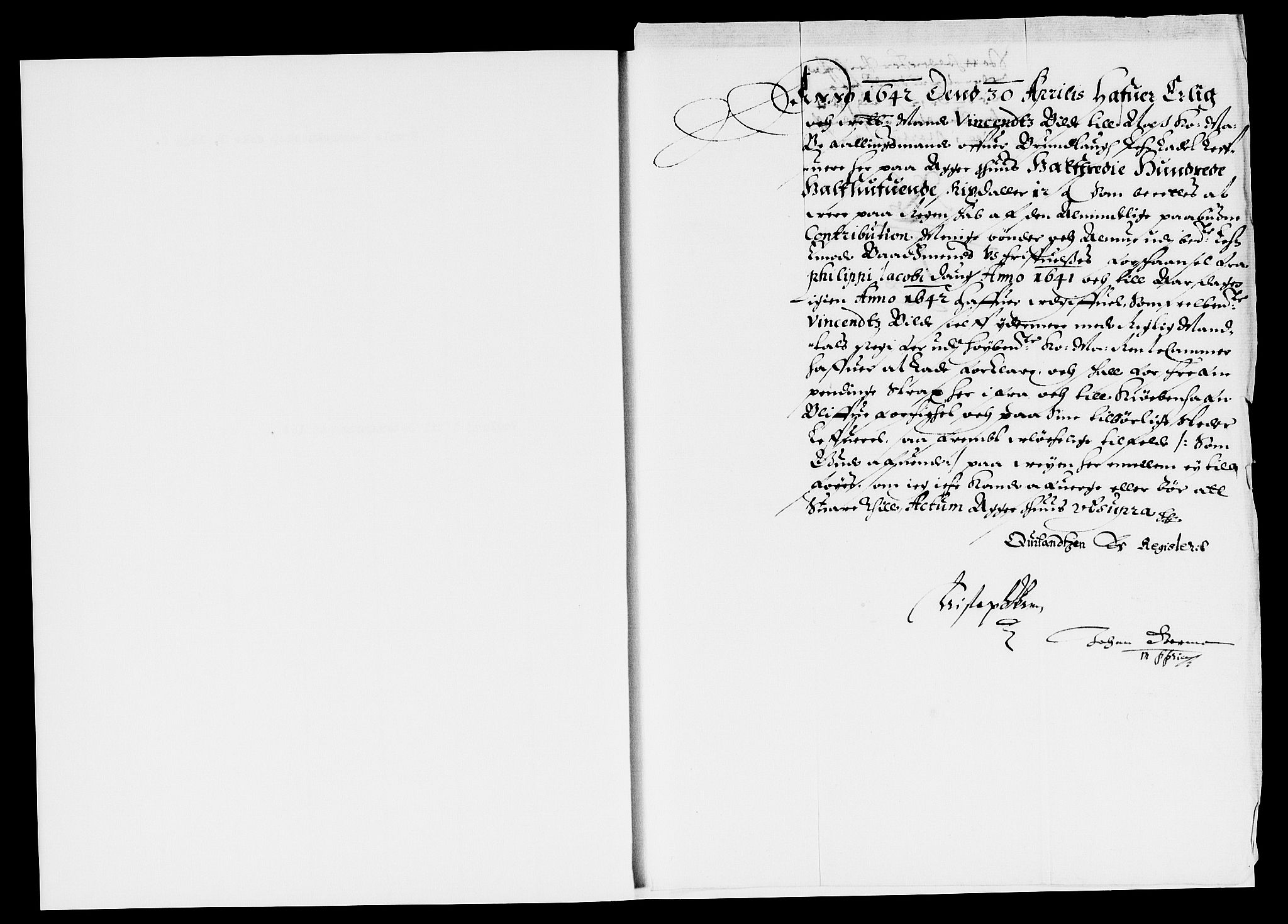 Rentekammeret inntil 1814, Reviderte regnskaper, Lensregnskaper, AV/RA-EA-5023/R/Rb/Rbl/L0008: Brunla len, 1641-1644