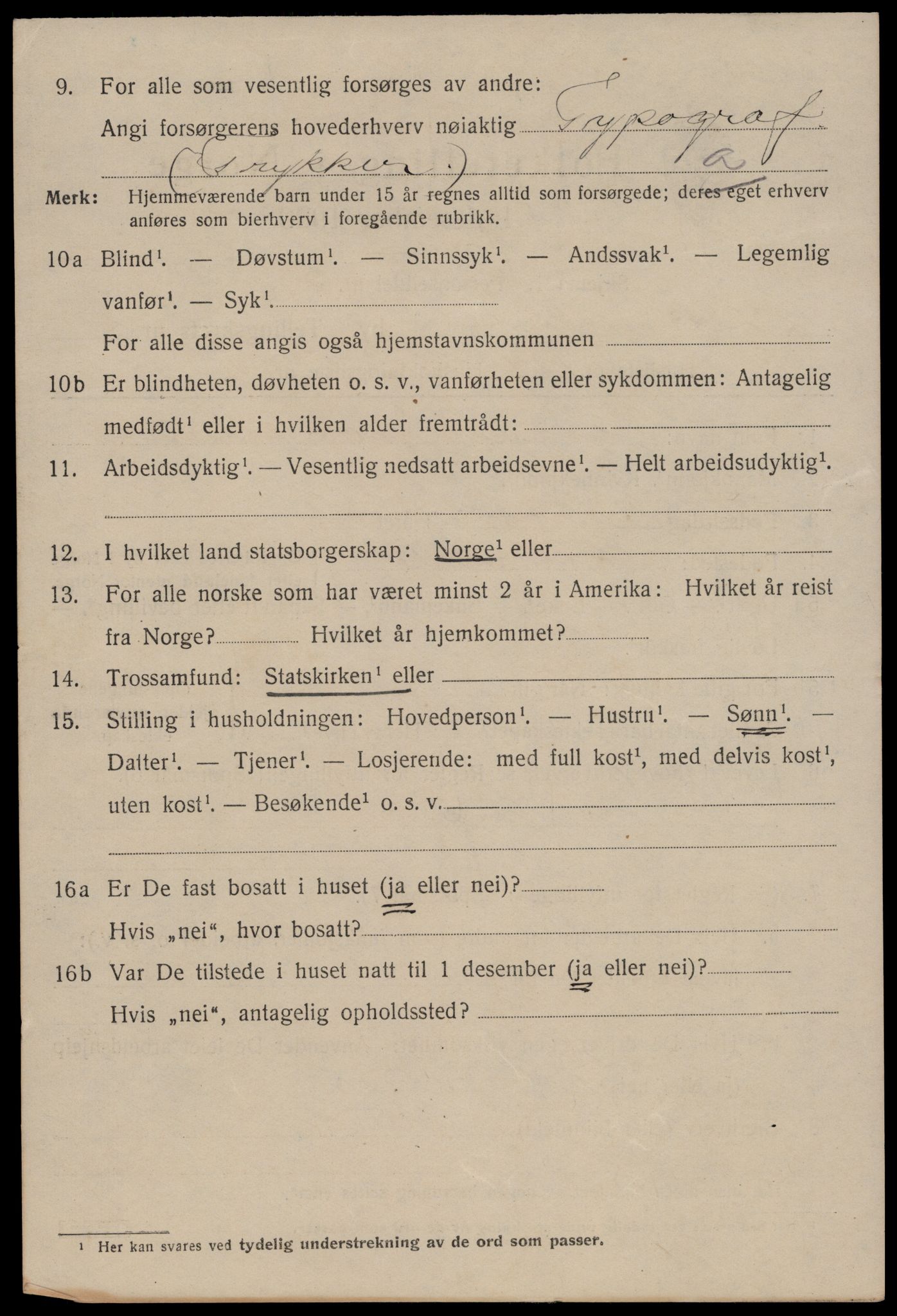 SAST, 1920 census for Stavanger, 1920, p. 82903