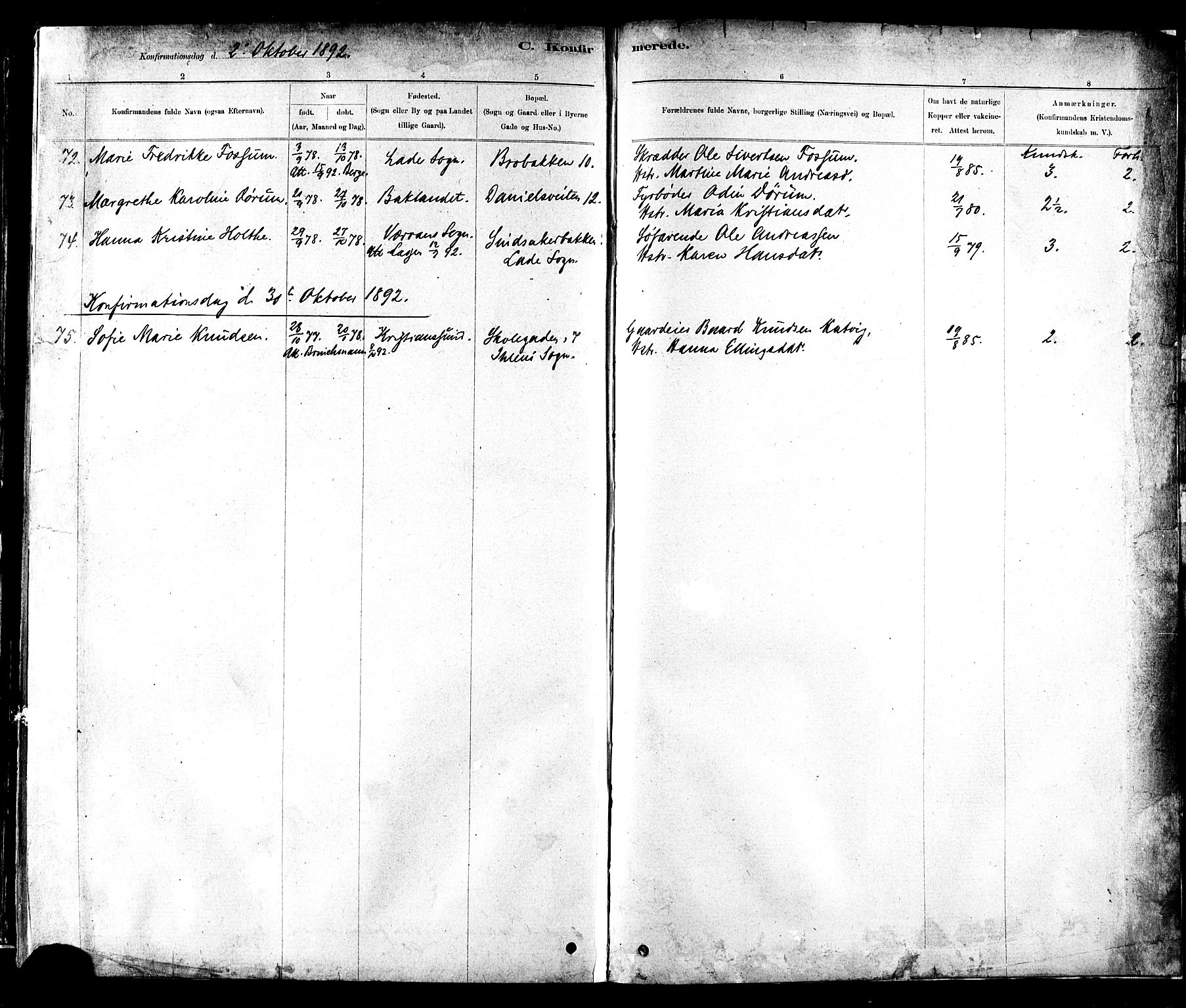 Ministerialprotokoller, klokkerbøker og fødselsregistre - Sør-Trøndelag, AV/SAT-A-1456/604/L0188: Parish register (official) no. 604A09, 1878-1892, p. 639