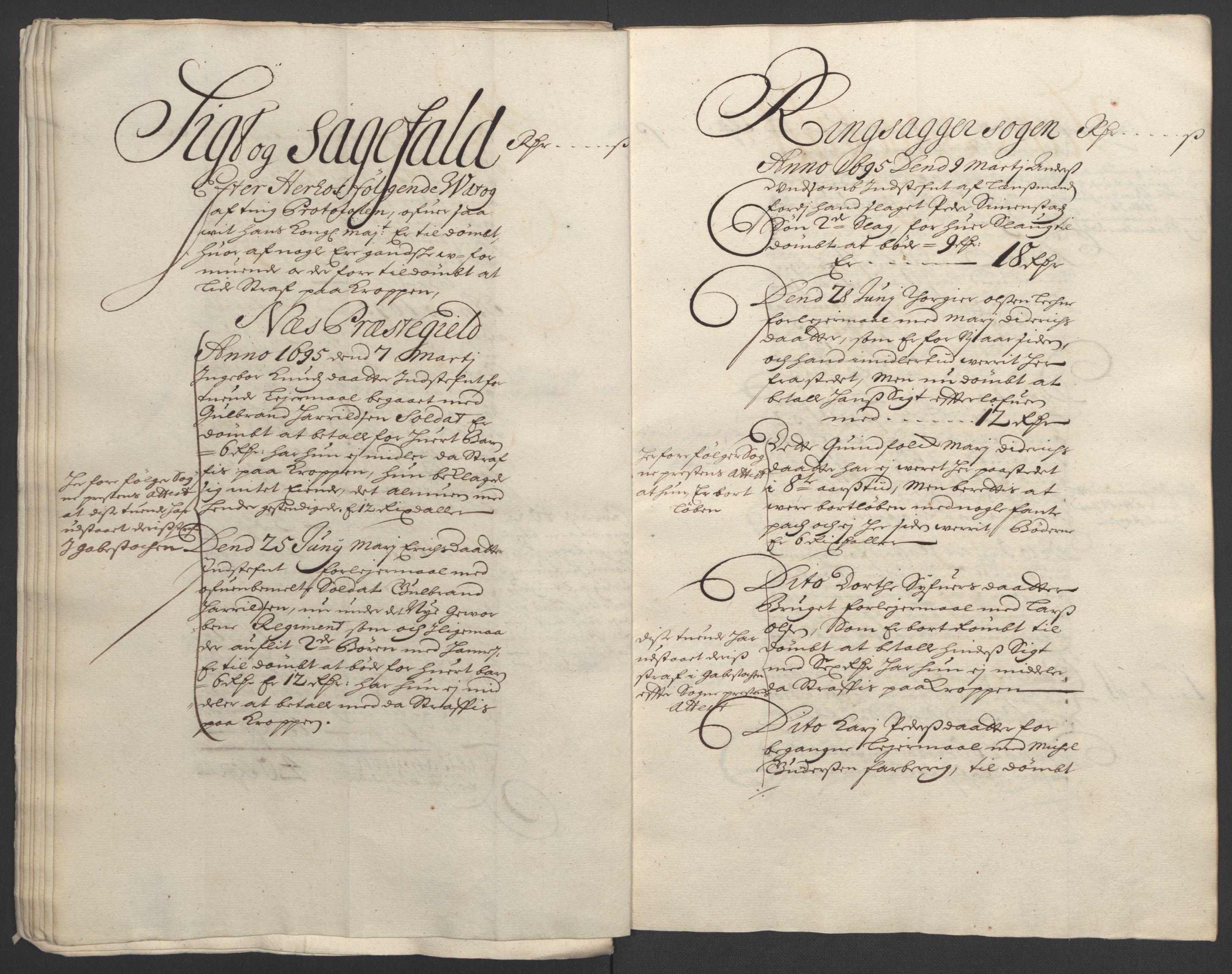 Rentekammeret inntil 1814, Reviderte regnskaper, Fogderegnskap, AV/RA-EA-4092/R16/L1036: Fogderegnskap Hedmark, 1695-1696, p. 17