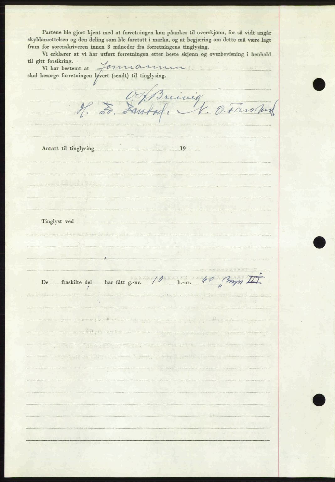 Romsdal sorenskriveri, AV/SAT-A-4149/1/2/2C: Mortgage book no. A31, 1949-1949, Diary no: : 3125/1949