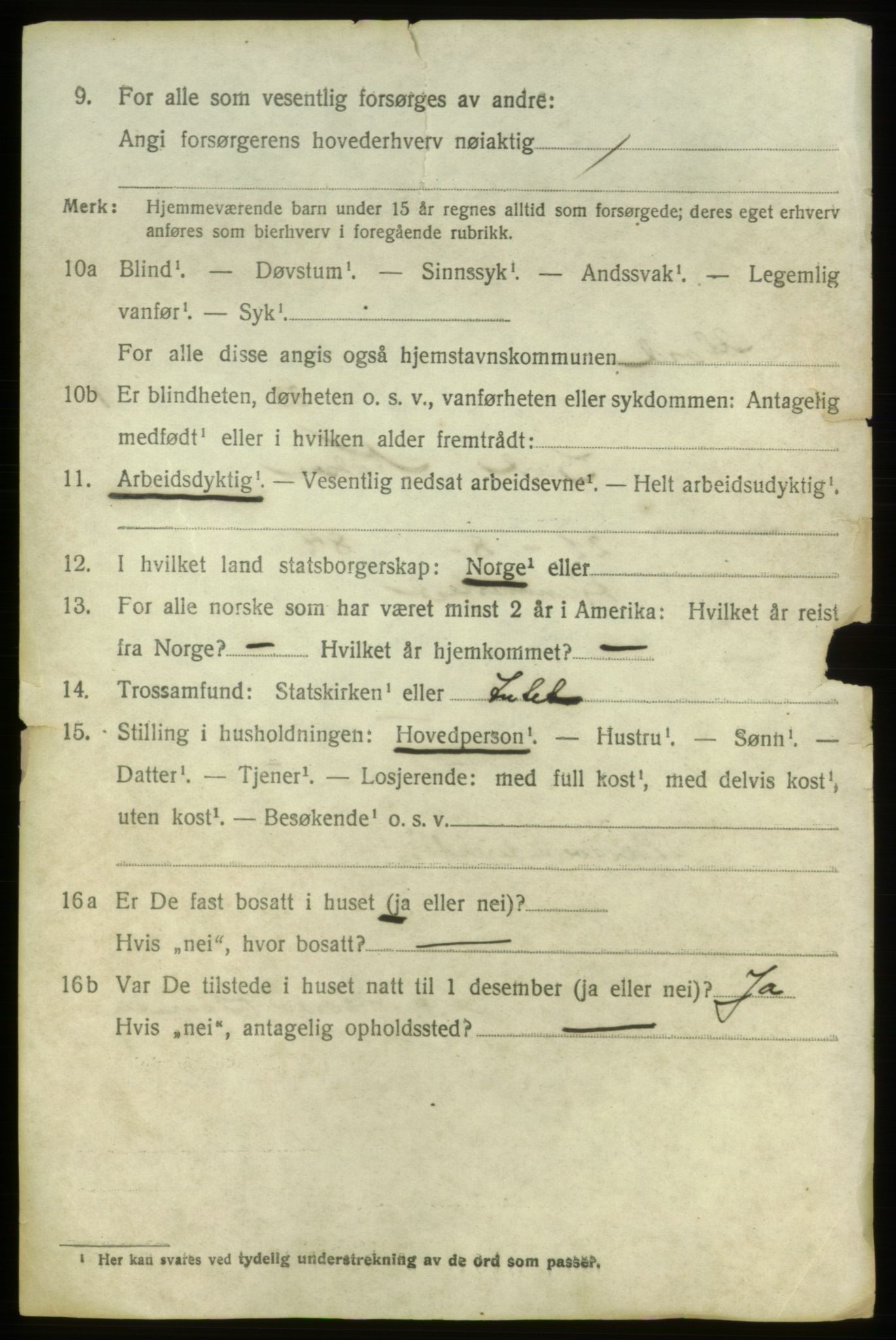 SAB, 1920 census for Stord, 1920, p. 4712