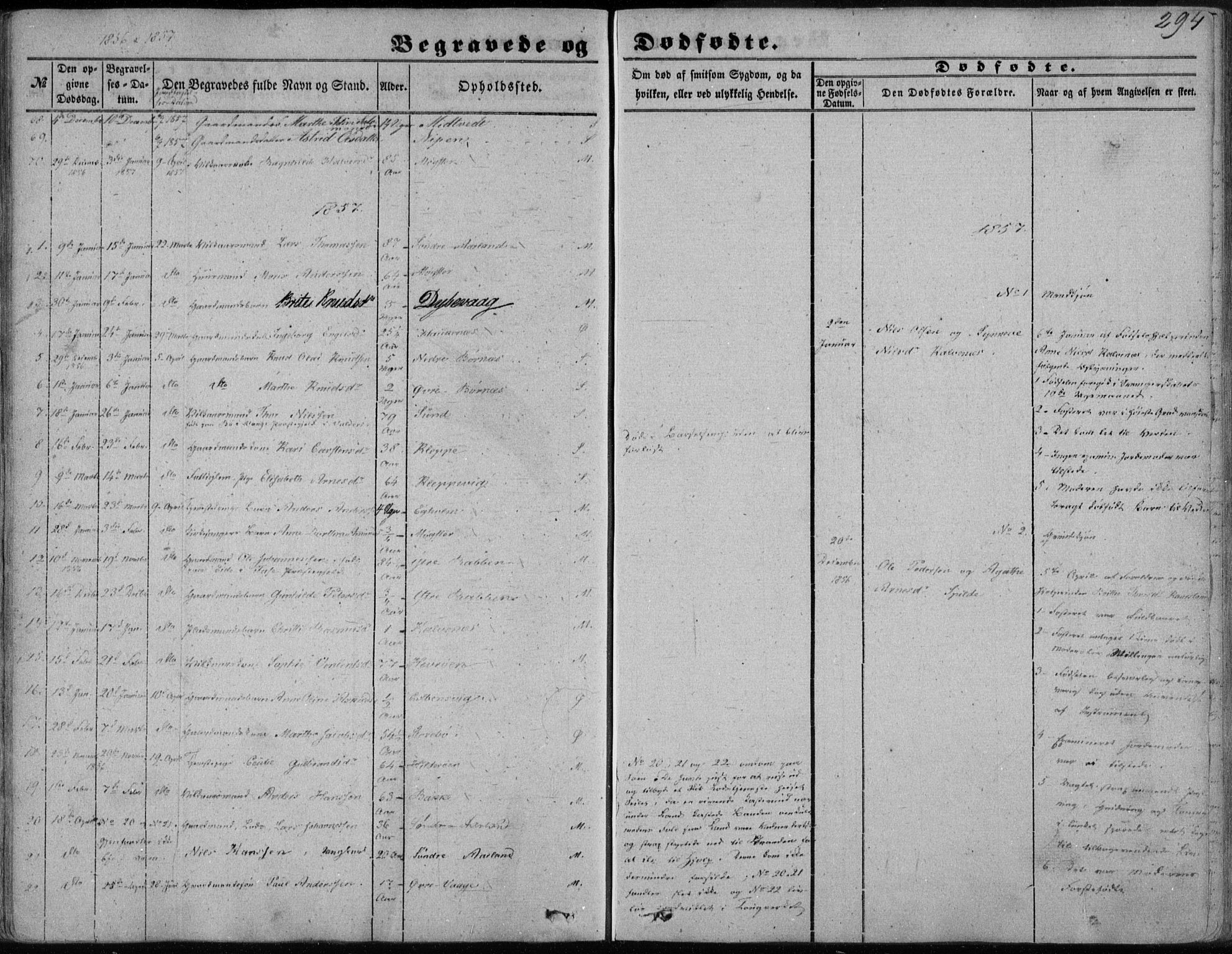 Sund sokneprestembete, SAB/A-99930: Parish register (official) no. A 14, 1850-1866, p. 294