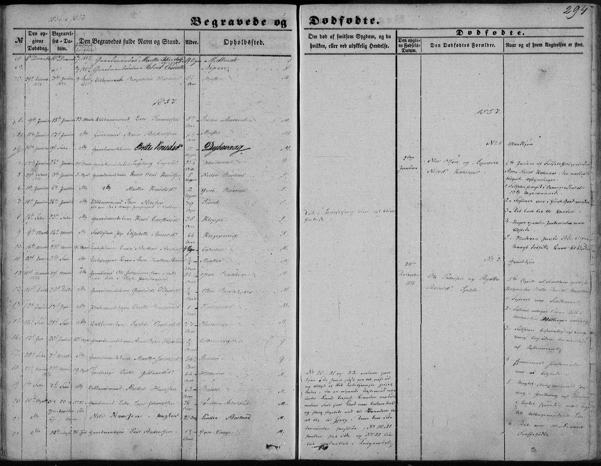 Sund sokneprestembete, AV/SAB-A-99930: Parish register (official) no. A 14, 1850-1866, p. 294