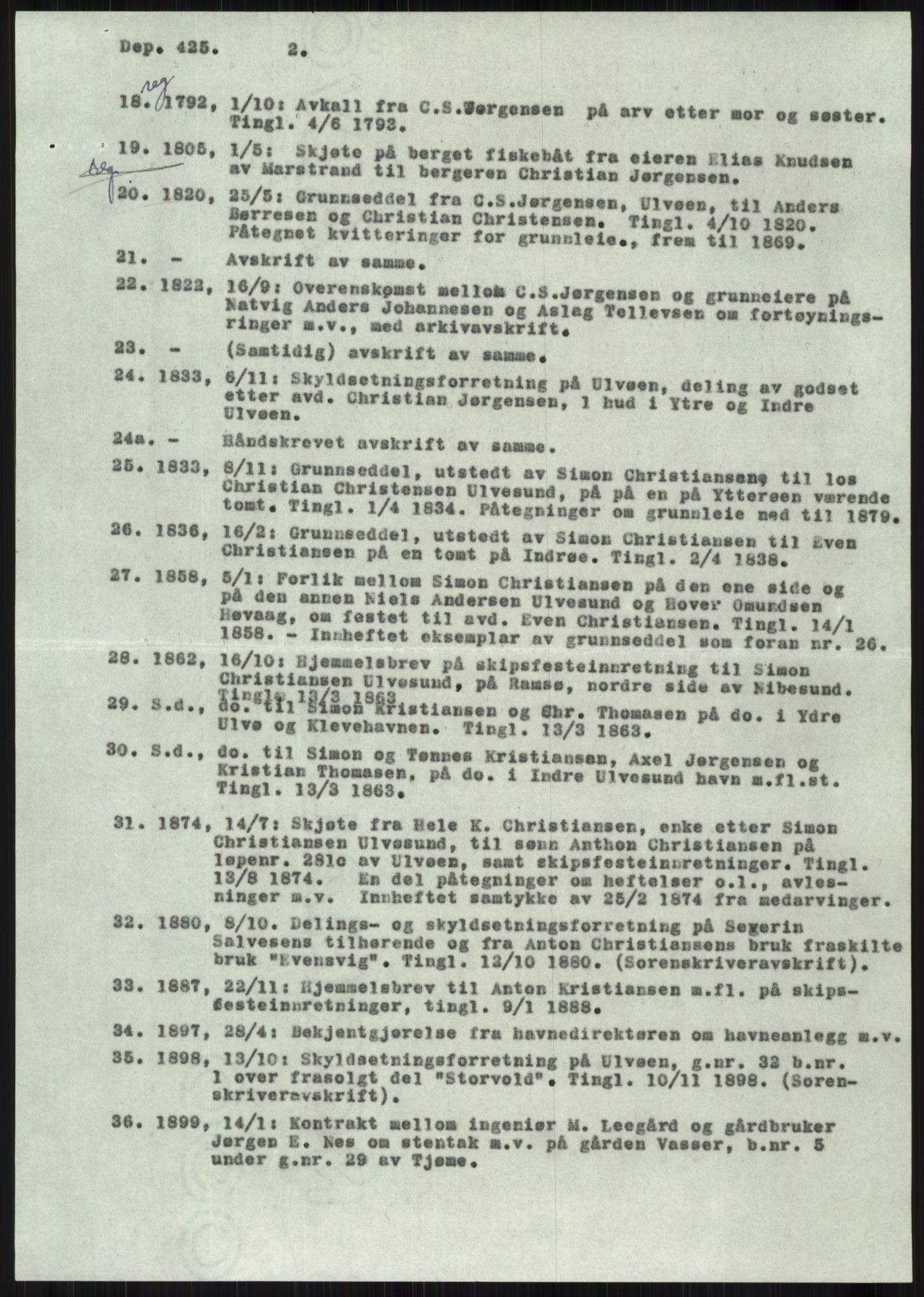 Samlinger til kildeutgivelse, Diplomavskriftsamlingen, AV/RA-EA-4053/H/Ha, p. 1707