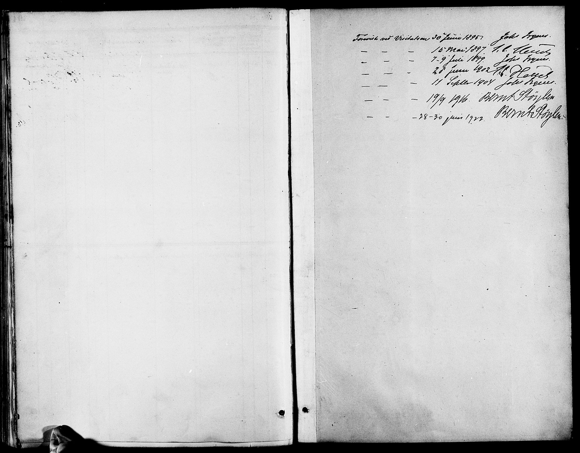 Froland sokneprestkontor, AV/SAK-1111-0013/F/Fb/L0010: Parish register (copy) no. B 10, 1893-1920