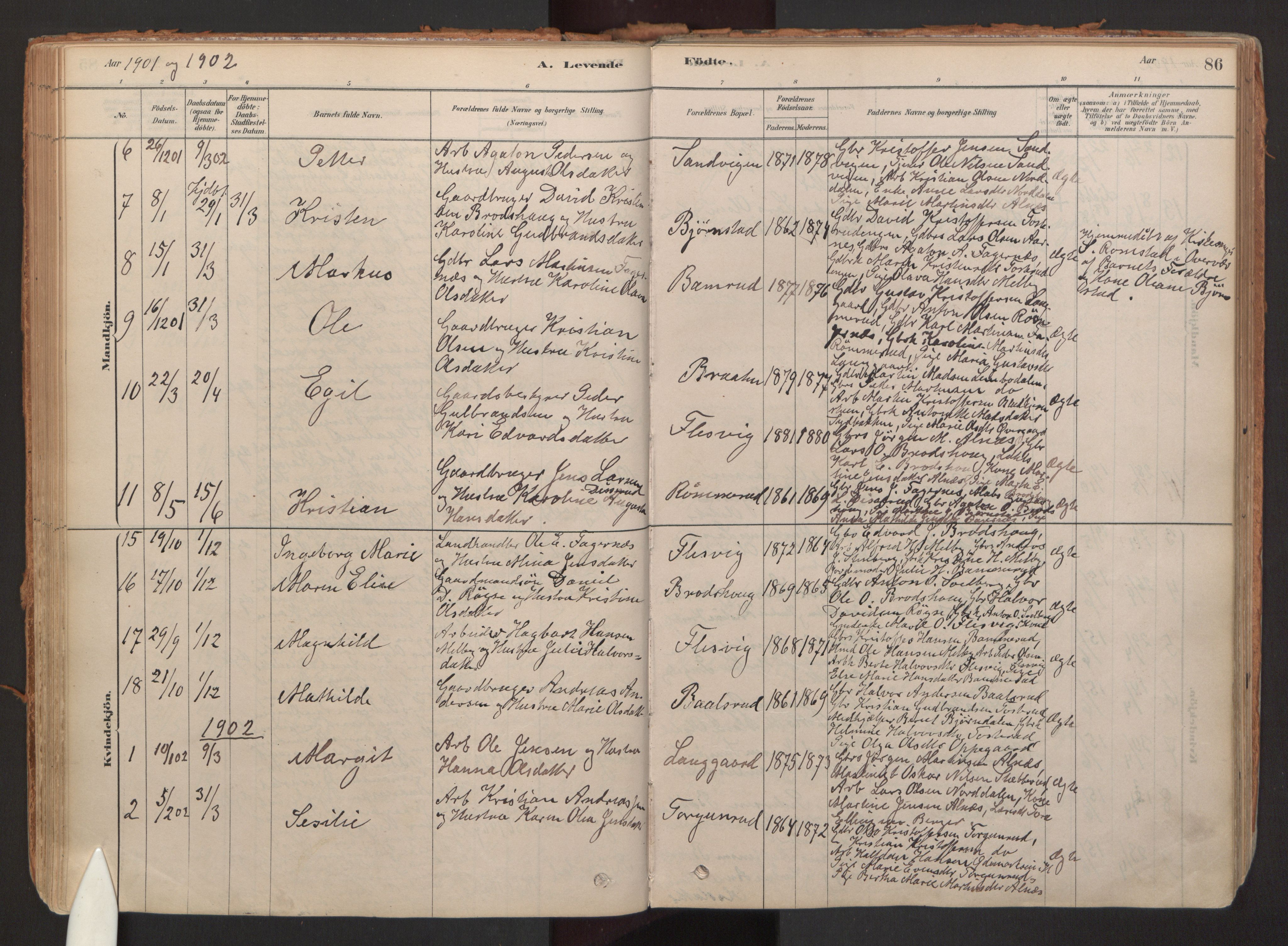 Hurdal prestekontor Kirkebøker, AV/SAO-A-10889/F/Fb/L0003: Parish register (official) no. II 3, 1878-1920, p. 86