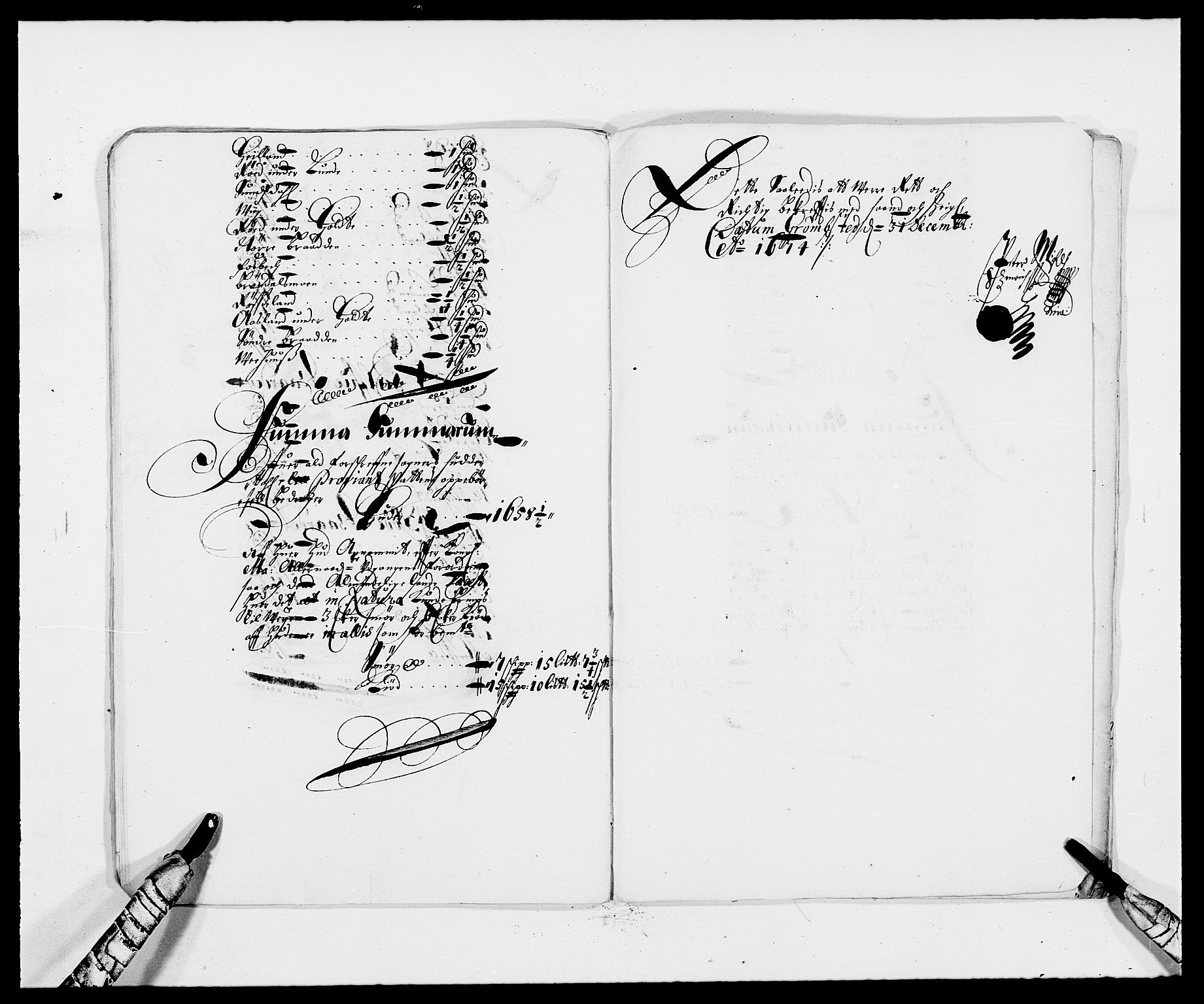 Rentekammeret inntil 1814, Reviderte regnskaper, Fogderegnskap, RA/EA-4092/R39/L2300: Fogderegnskap Nedenes, 1672-1674, p. 416