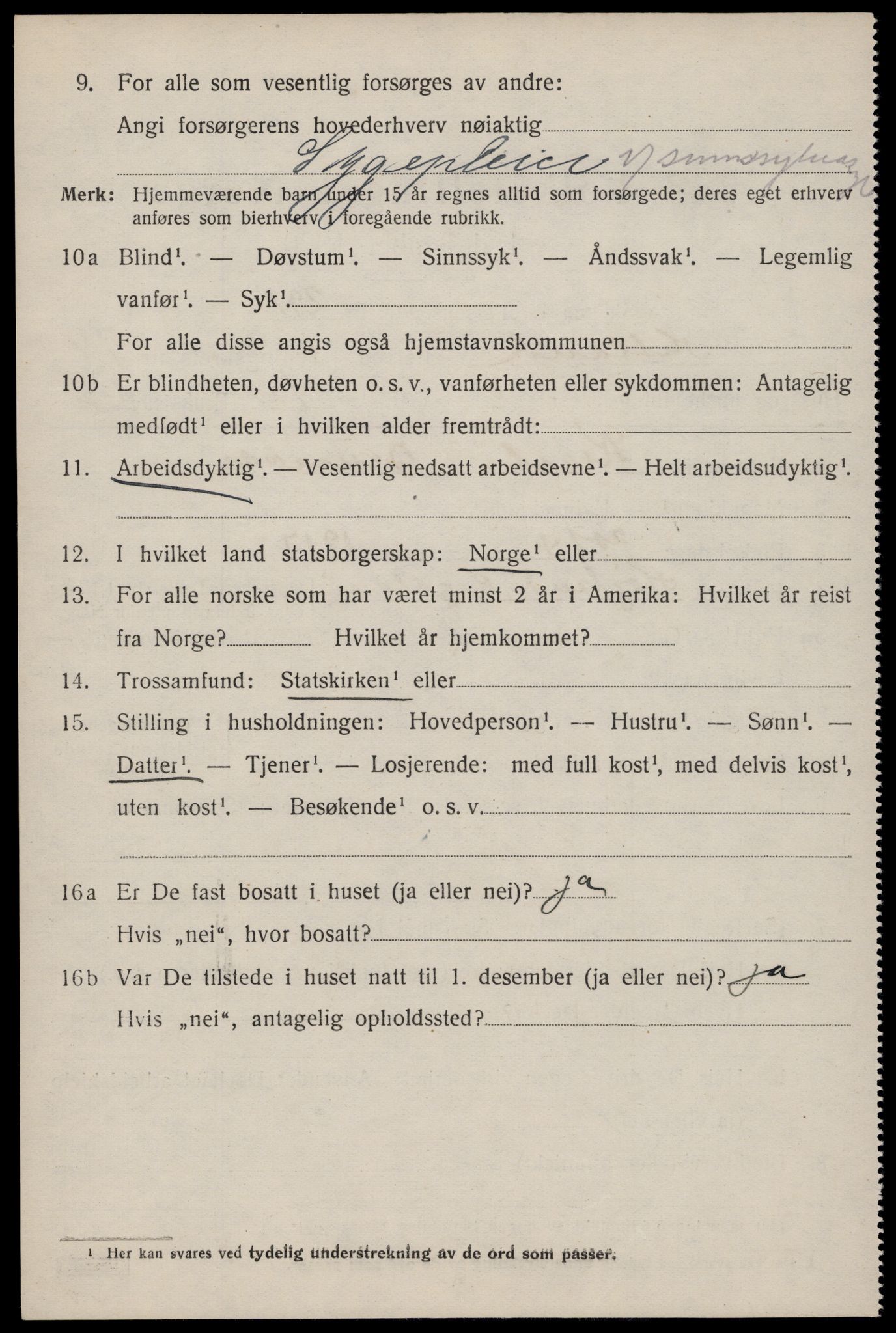 SAST, 1920 census for Hetland, 1920, p. 22798