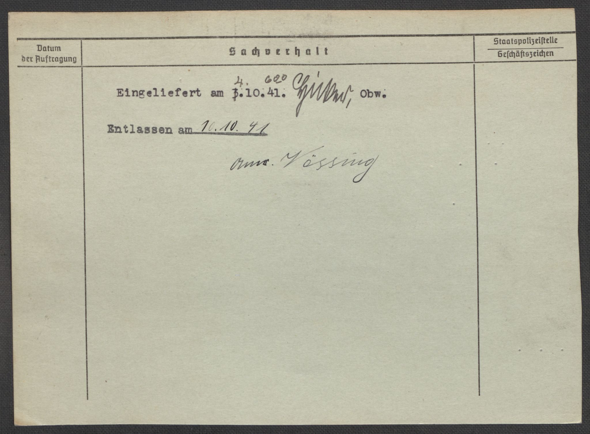 Befehlshaber der Sicherheitspolizei und des SD, AV/RA-RAFA-5969/E/Ea/Eaa/L0002: Register over norske fanger i Møllergata 19: Bj-Eng, 1940-1945, p. 1338