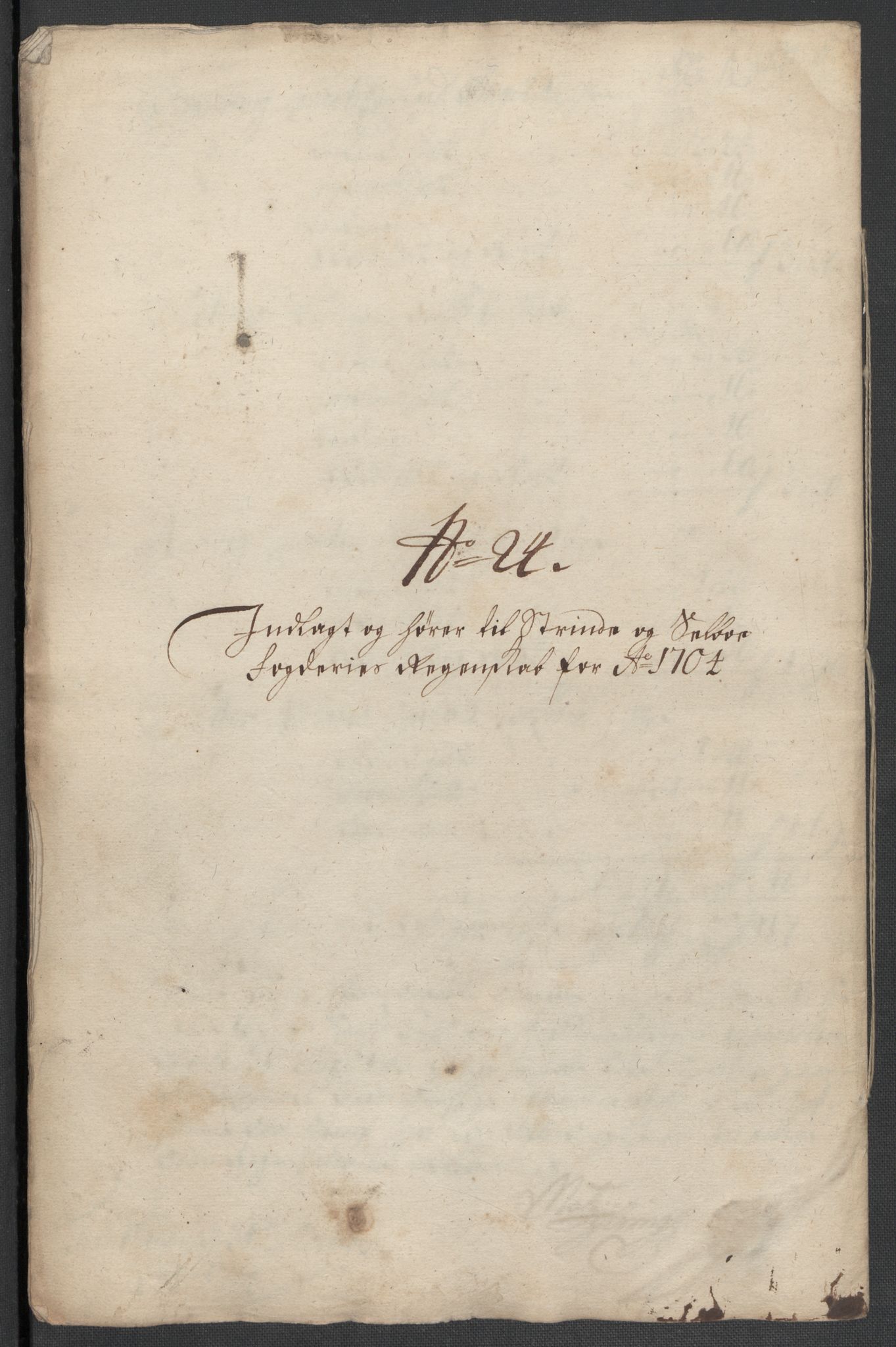 Rentekammeret inntil 1814, Reviderte regnskaper, Fogderegnskap, RA/EA-4092/R61/L4109: Fogderegnskap Strinda og Selbu, 1704-1706, p. 215