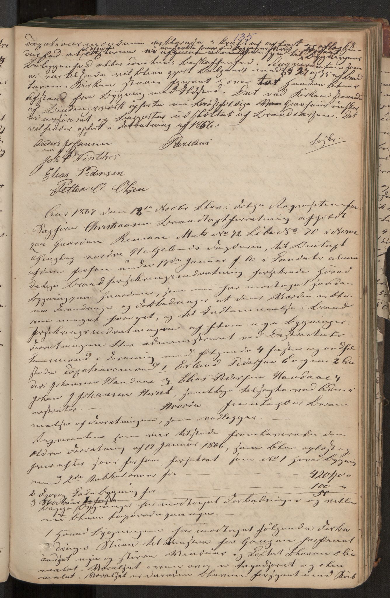 Norges Brannkasse Nesna, AV/SAT-A-5575/Fa/L0001: Branntakstprotokoll, 1862-1877, p. 68a