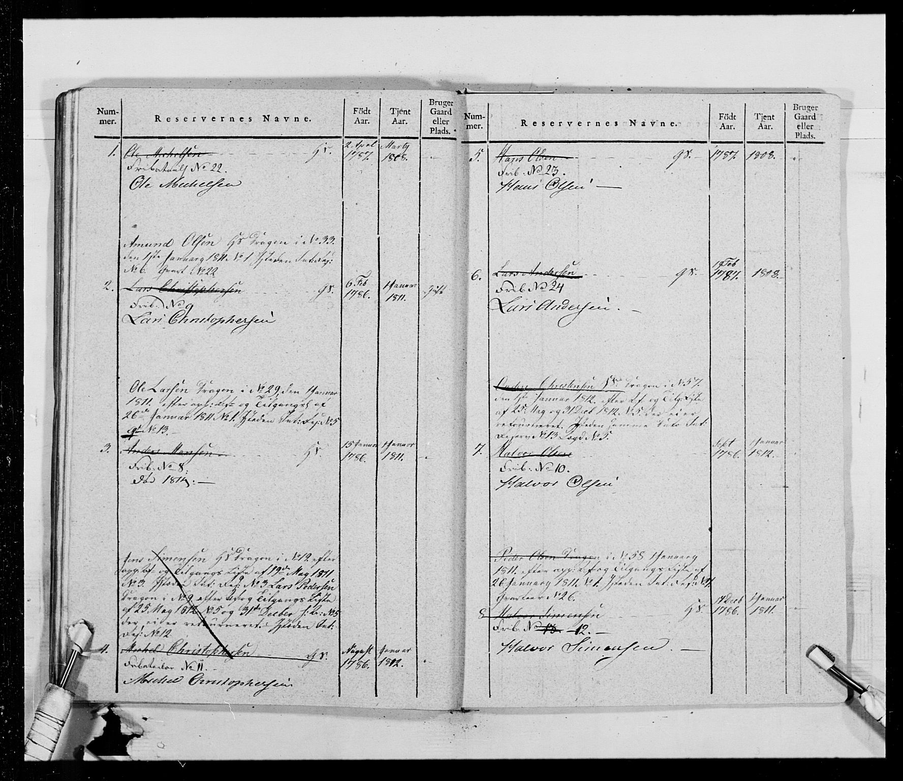 Generalitets- og kommissariatskollegiet, Det kongelige norske kommissariatskollegium, AV/RA-EA-5420/E/Eh/L0014: 3. Sønnafjelske dragonregiment, 1776-1813, p. 361