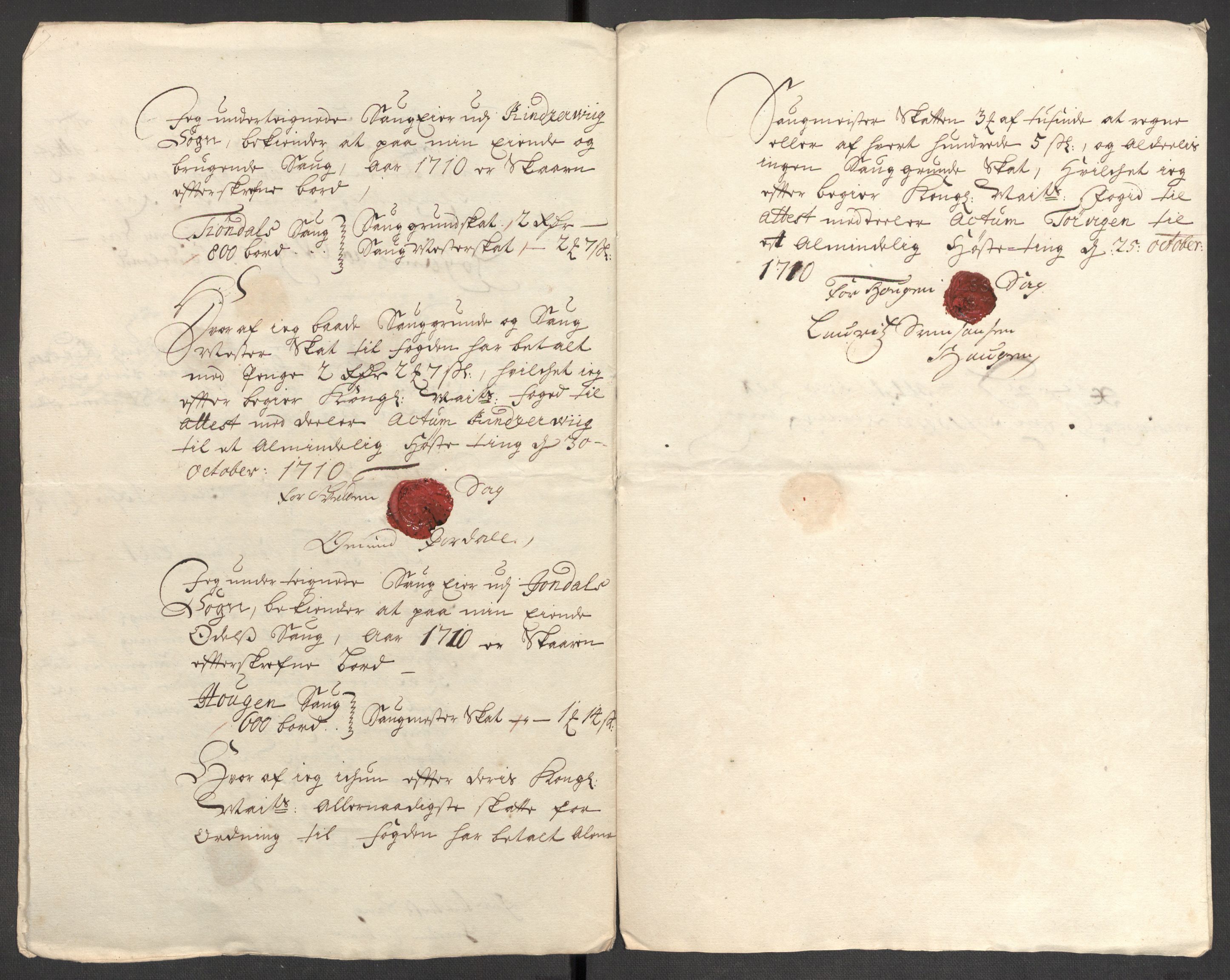 Rentekammeret inntil 1814, Reviderte regnskaper, Fogderegnskap, RA/EA-4092/R48/L2986: Fogderegnskap Sunnhordland og Hardanger, 1709-1710, p. 541