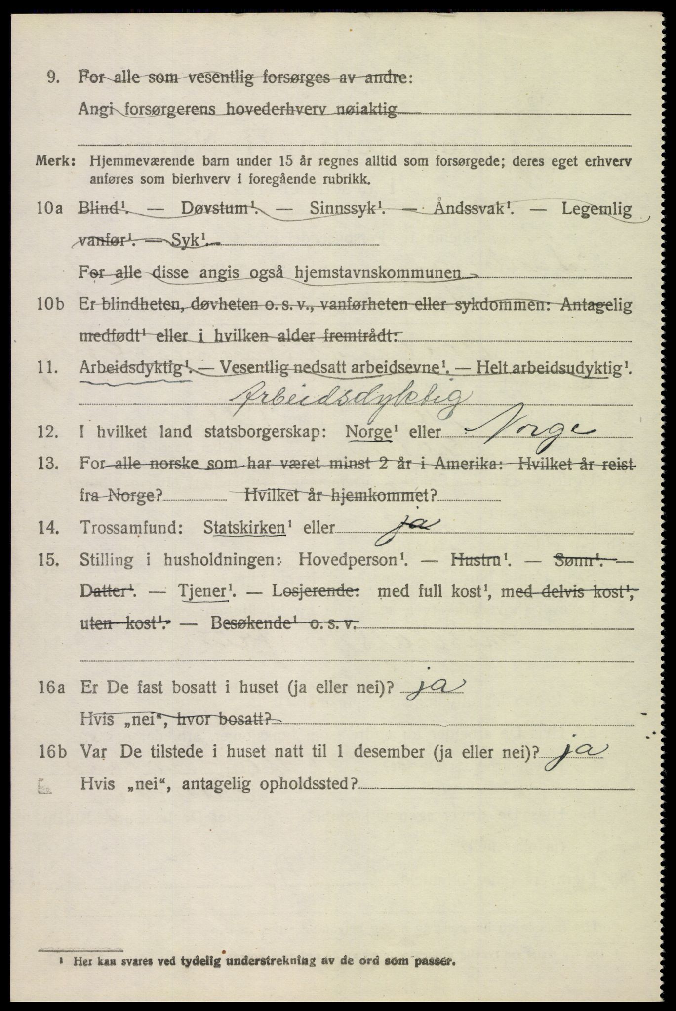 SAH, 1920 census for Fåberg, 1920, p. 10465