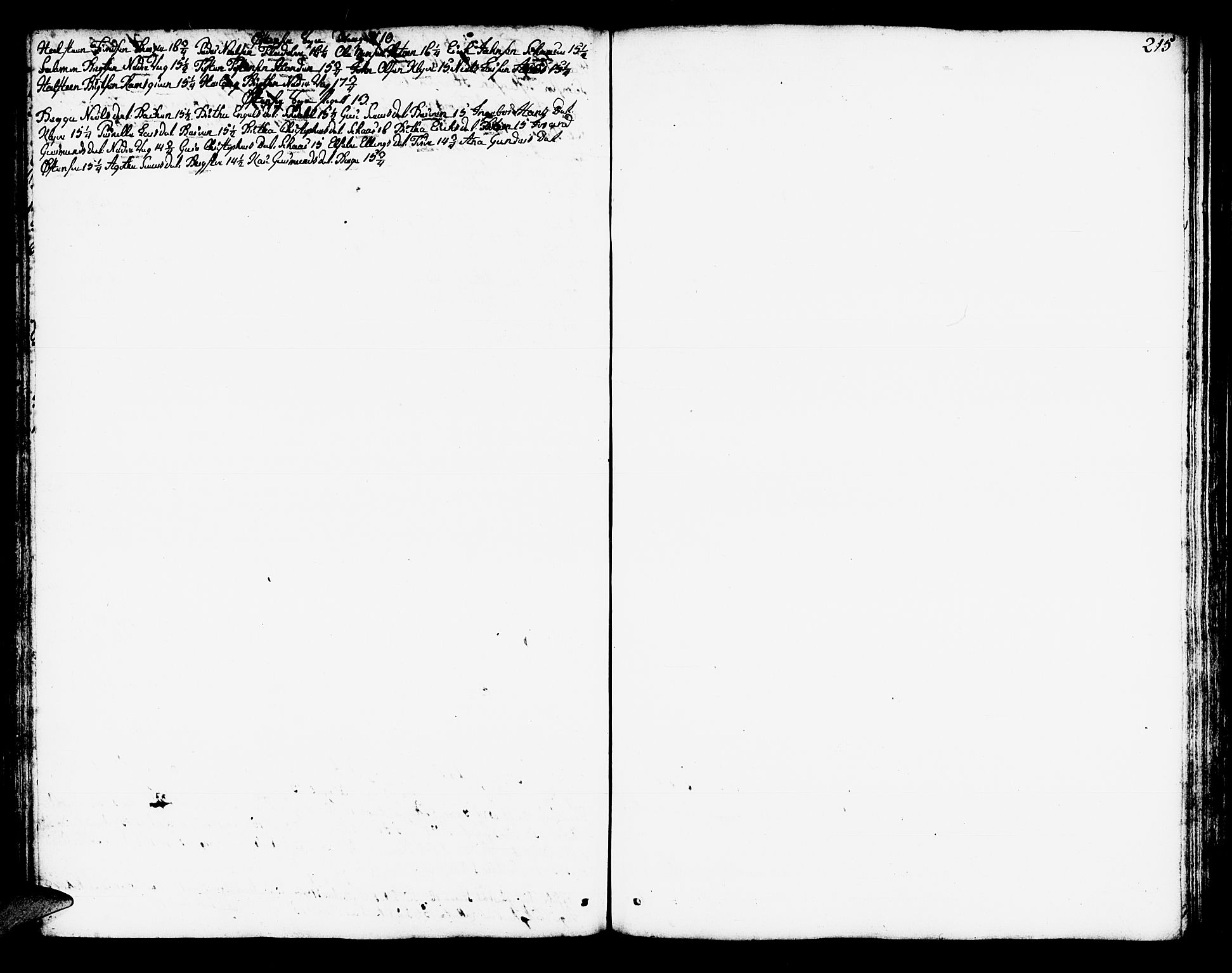 Kvam sokneprestembete, AV/SAB-A-76201/H/Haa: Parish register (official) no. A 5, 1796-1832, p. 215