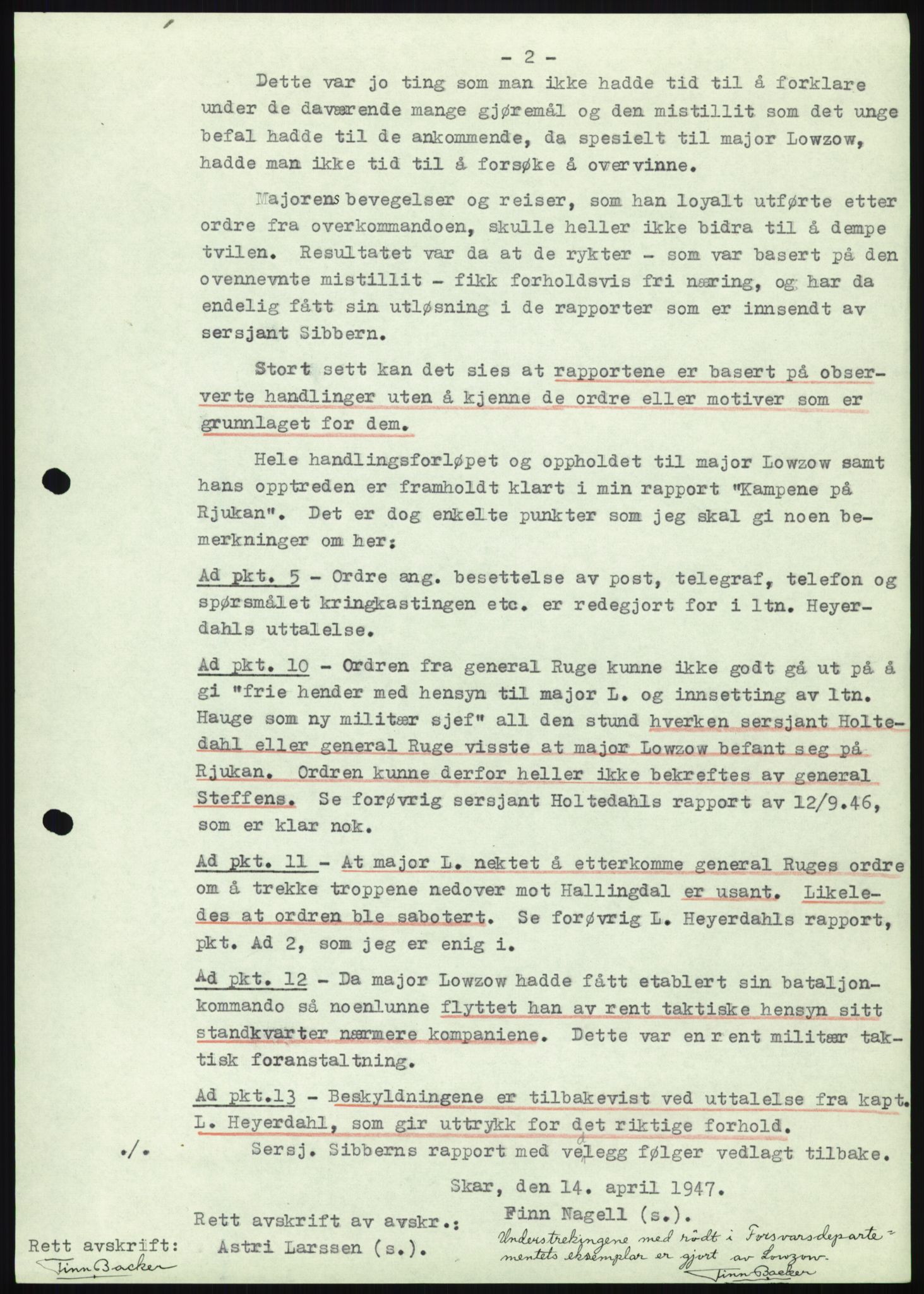 Forsvaret, Forsvarets krigshistoriske avdeling, AV/RA-RAFA-2017/Y/Yb/L0056: II-C-11-136-139  -  1. Divisjon, 1940-1957, p. 1312