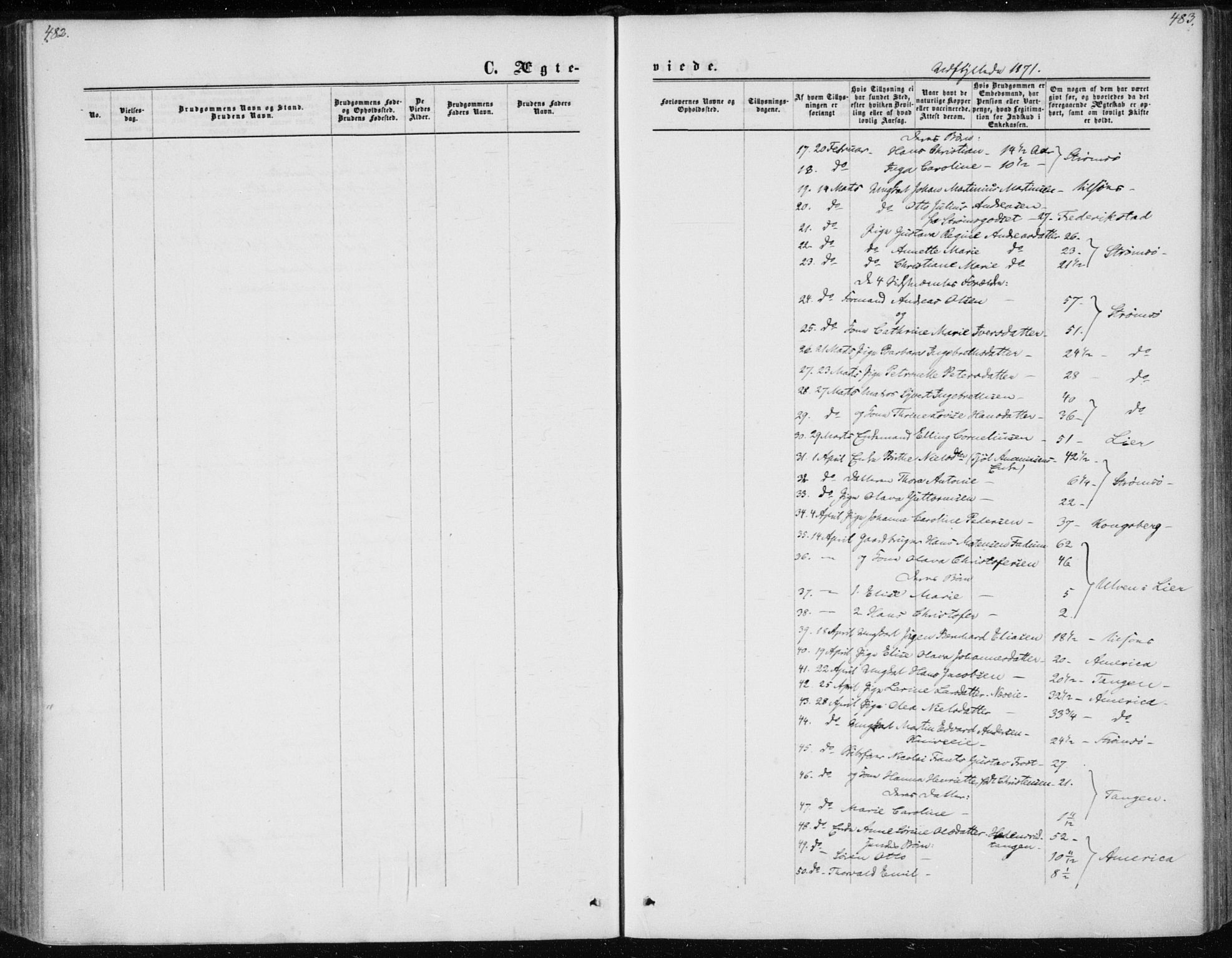 Skoger kirkebøker, AV/SAKO-A-59/F/Fa/L0004: Parish register (official) no. I 4, 1862-1872, p. 482-483