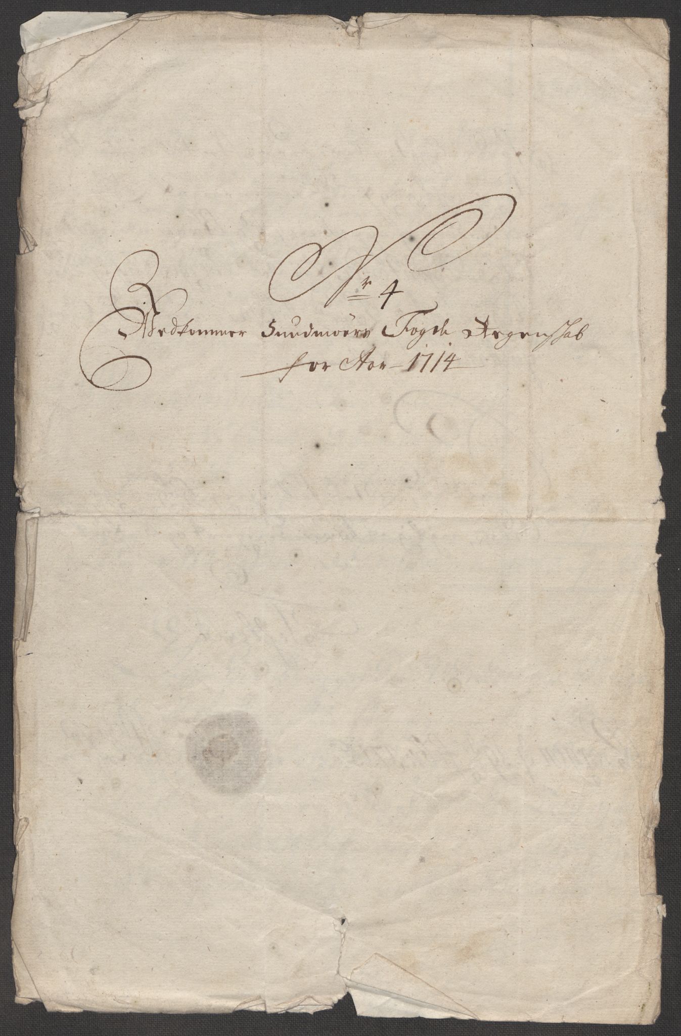 Rentekammeret inntil 1814, Reviderte regnskaper, Fogderegnskap, RA/EA-4092/R54/L3566: Fogderegnskap Sunnmøre, 1714, p. 108
